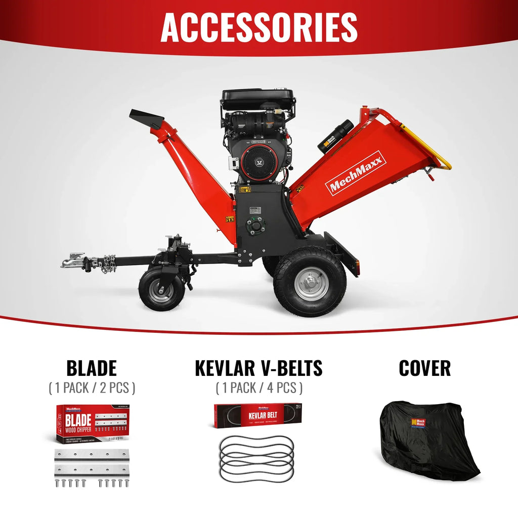 36" MAX Portable Sawmill & 8" Wood Chipper Bundle