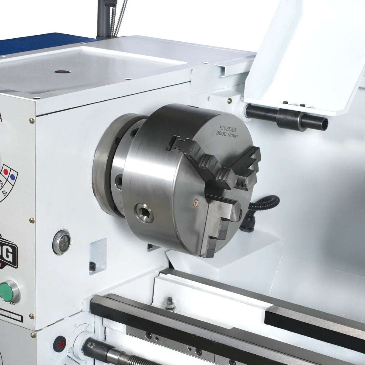 Industrial Metal Lathe Machine with DRO 14' x 40'' High Precision 84-1850 RPM  Variable Speed Metal Working Machine 2HP Small Lathe with Stand 1440G