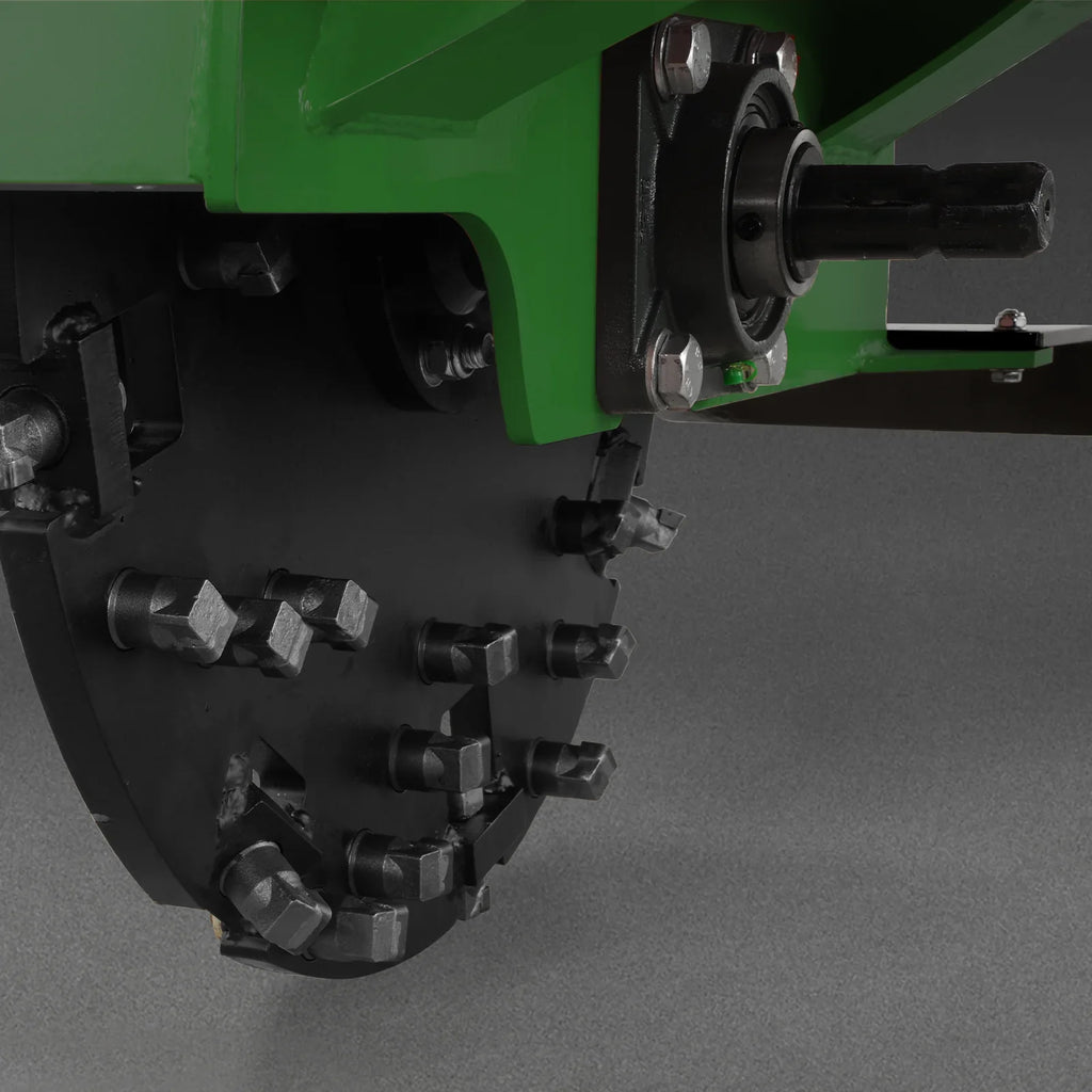 3-Point Hitch PTO Stump Grinder with 34 Carbide Teeth (PTO Shaft Included with Slip Clutch),  for 15-45HP Tractor,  SG24