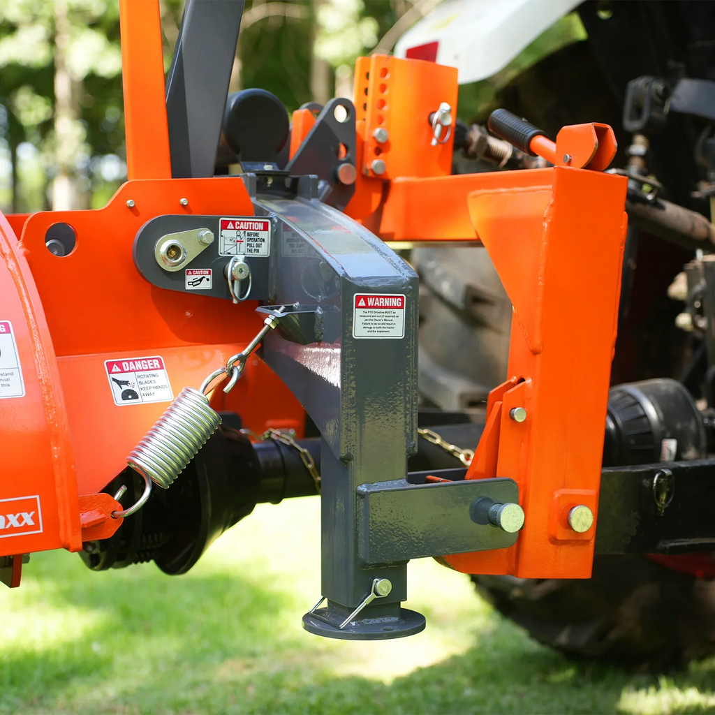 3-Point PTO Stump Grinder & Wood Chipper Bundle; SG24PRO; BX42S; Orange