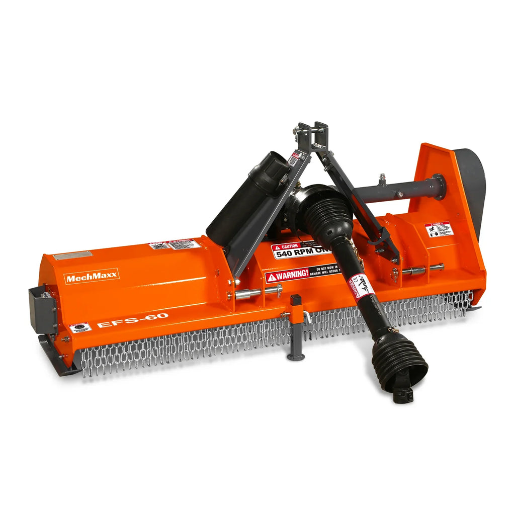 3-Point PTO Stump Grinder & 60'' PTO Flail Mower Bundle, SG24&EFS60