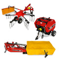 Hay Baler & Hay Rake Tedder & Disc Mower Bundle,  HB3120,  HT100,  DM6