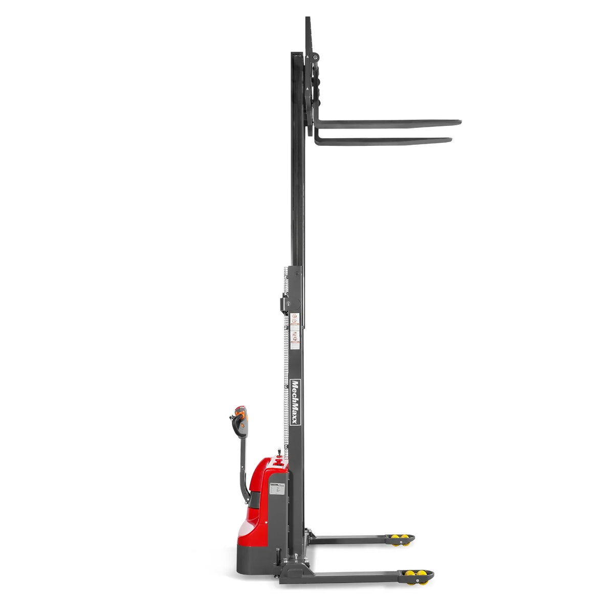 2640lbs Electric Straddle Stacker, 138" Lift,  Adjustable Legs & Forks,  F26-138SLA