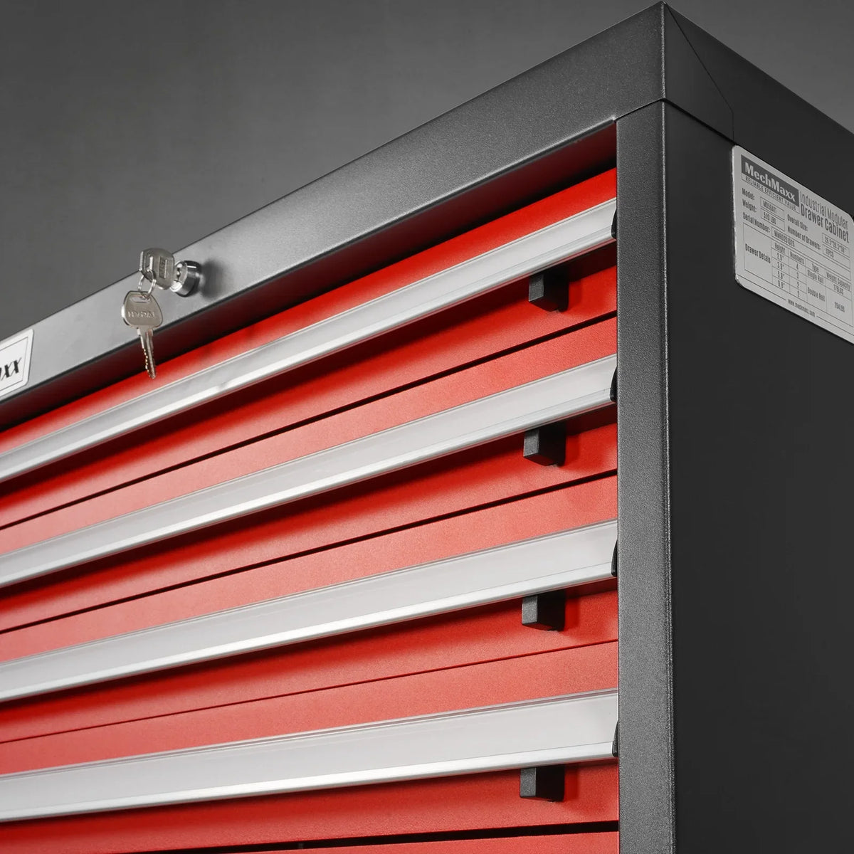 Heavy Duty Modular Drawer Cabinet – 9 Drawer, 59" H x 28.5" W x 22.5" D Tool Storage Organizer, Steel Construction