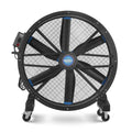 59" Portable Industrial Fan with Variable High-Efficiency PMSM Motor,Mobile High Volume Floor Fan for Warehouse,Workshop & Gym