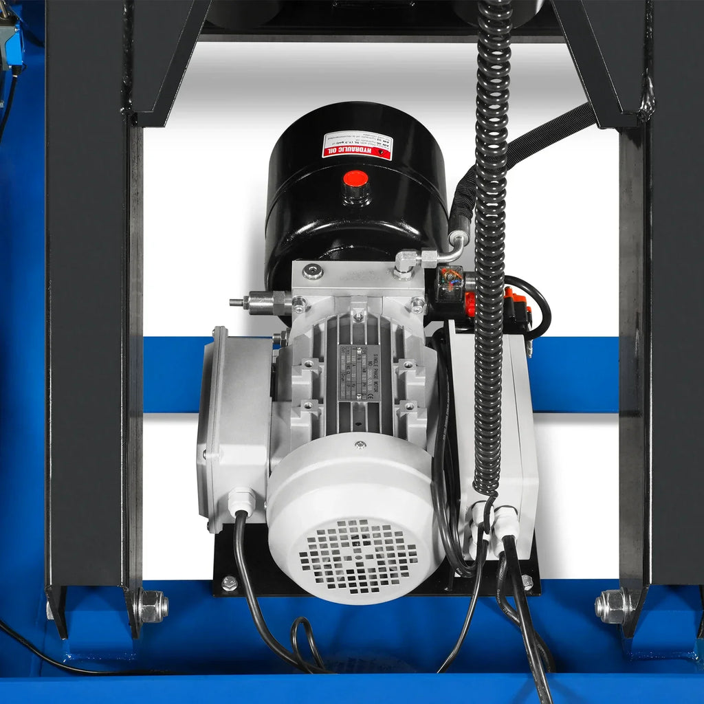 Wireless Remote Control Double Scissor Electric Hydraulic Lift Table, 2200lb Capacity, 86.6" x 51.2" Large Platform, 102.4" Lift Height, ELTD22L
