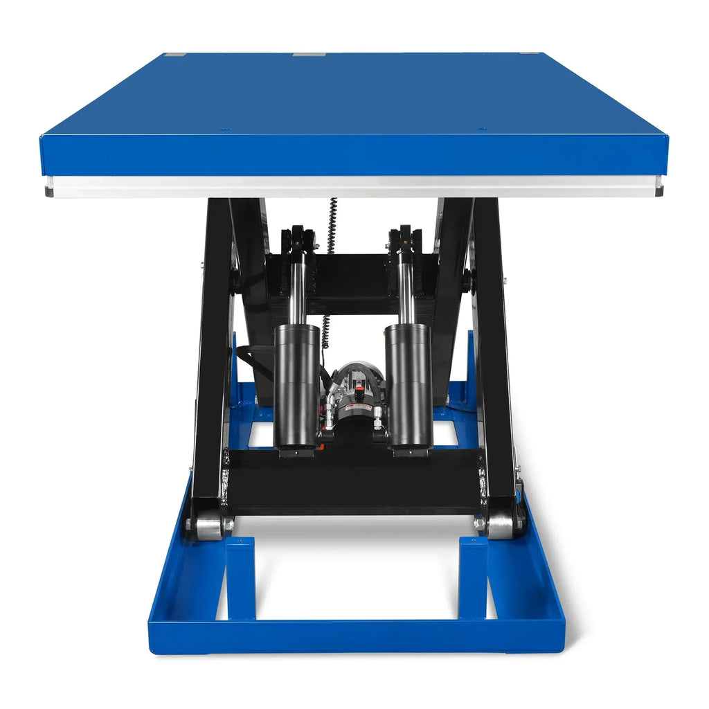 Wireless Remote Control Electric Hydraulic Lift Table, 8800lb Capacity, 66.9" x 47.2" Platform, 45.7" Lift Height, ELT88
