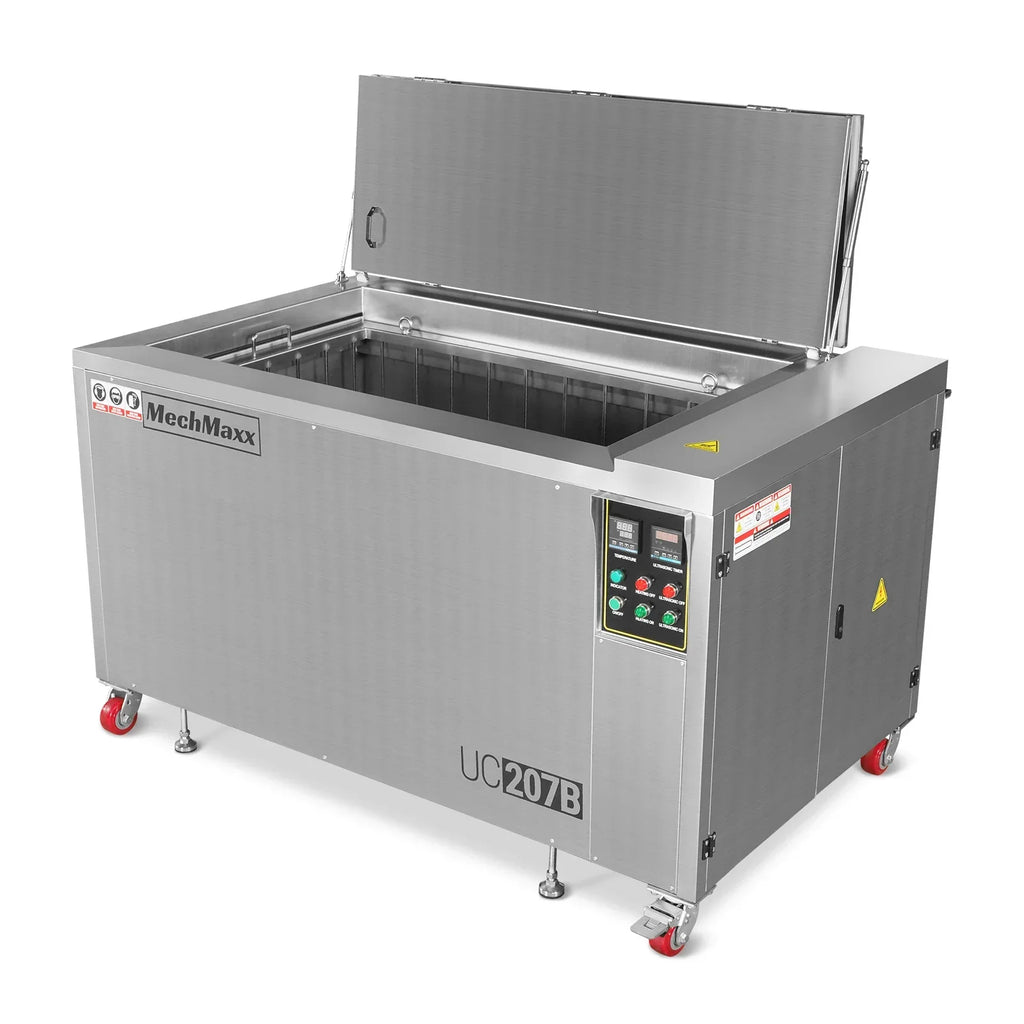 207 Gal / 785L Heavy Duty Industrial Ultrasonic Parts Washer, 28kHz 96 Transducers, SS304 Tank, 22kW Heater, 208–240V 3 Phase Power