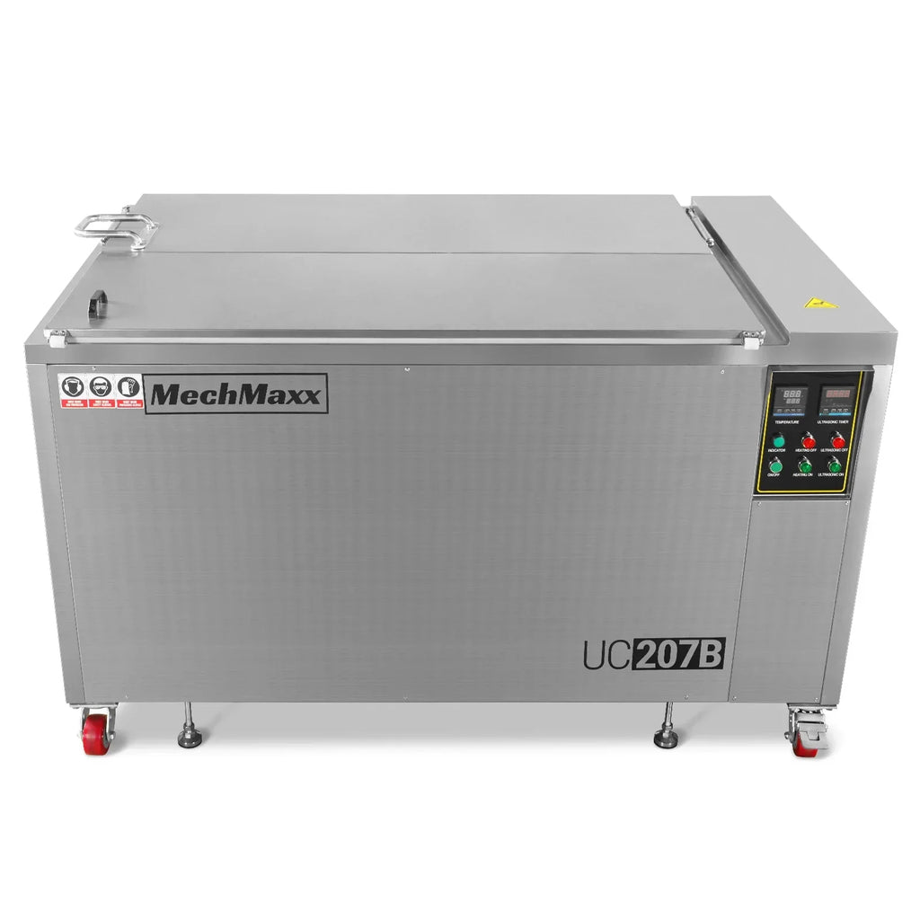 207 Gal / 785L Heavy Duty Industrial Ultrasonic Parts Washer, 28kHz 96 Transducers, SS304 Tank, 22kW Heater, 208–240V 3 Phase Power