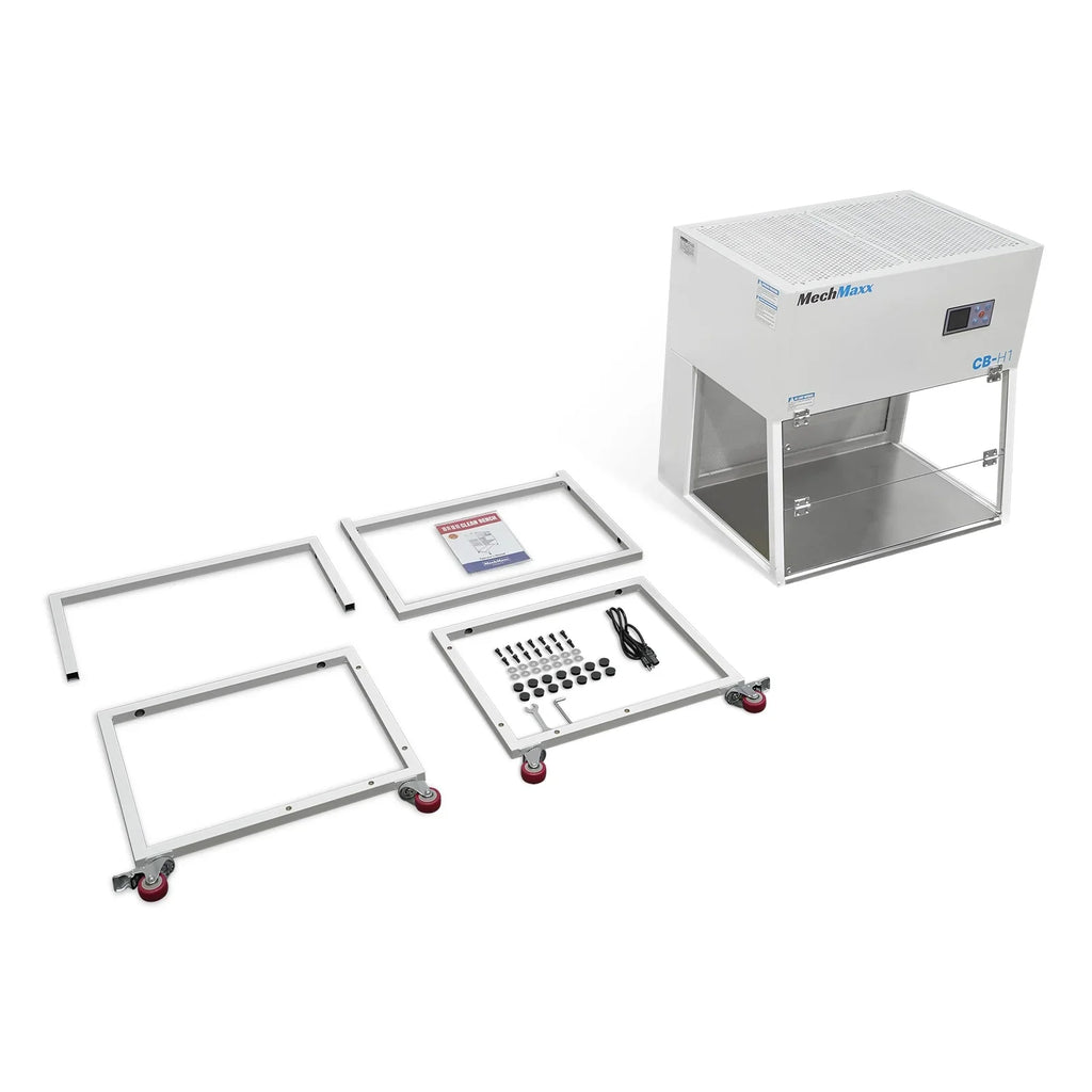 33.9″ Wide CB-H1 Horizontal Laminar Flow Clean Bench with HEPA Filtration & UV Sterilization | ISO Class 5