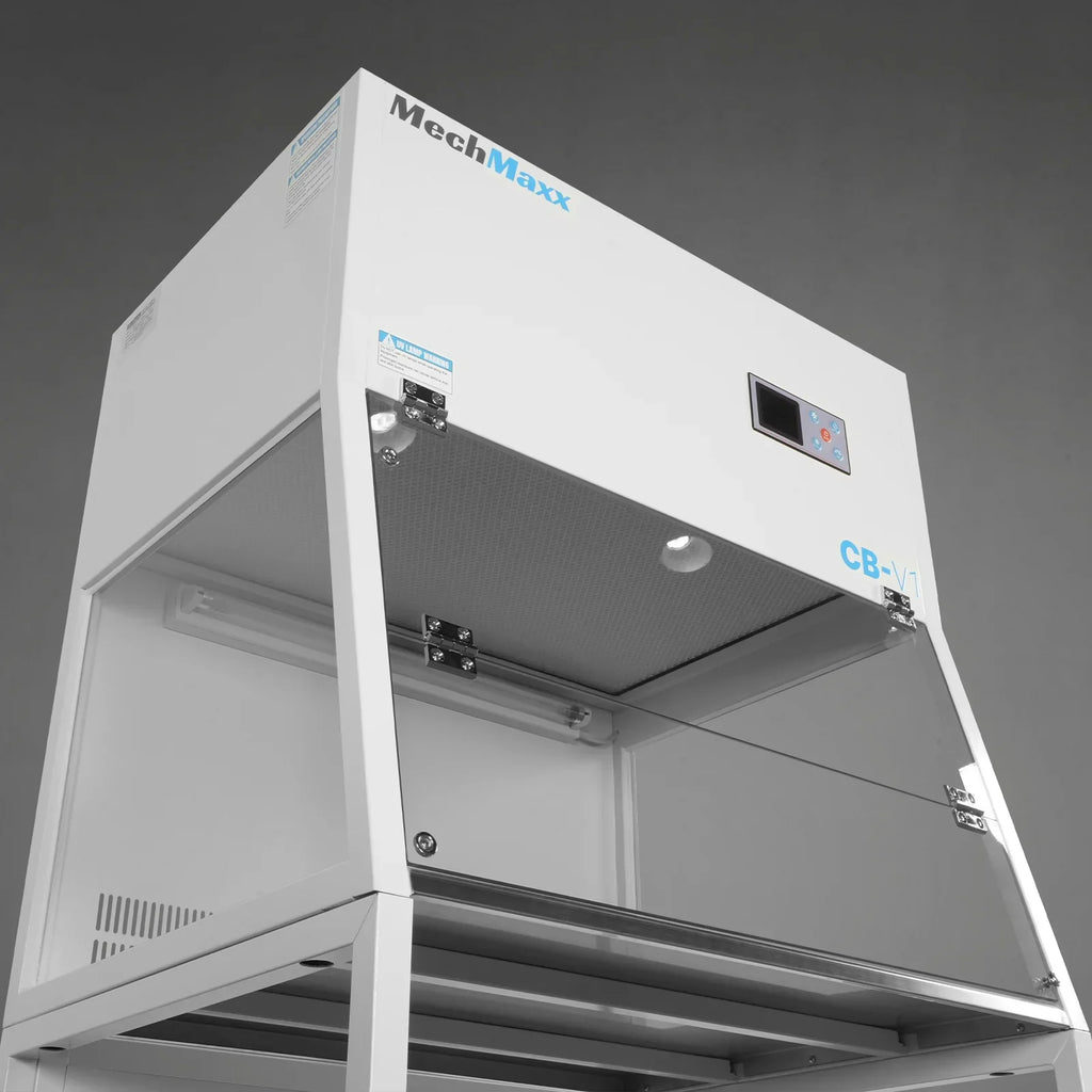 33.9″ Wide CB-V1 Vertical Laminar Flow Clean Bench with HEPA Filtration & UV Sterilization | ISO Class 5