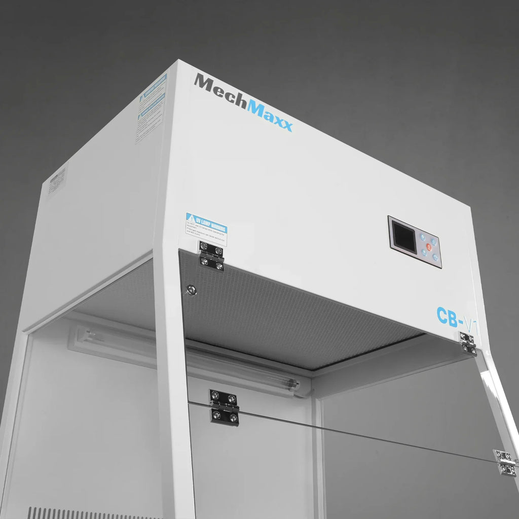 33.9″ Wide CB-V1 Vertical Laminar Flow Clean Bench with HEPA Filtration & UV Sterilization | ISO Class 5