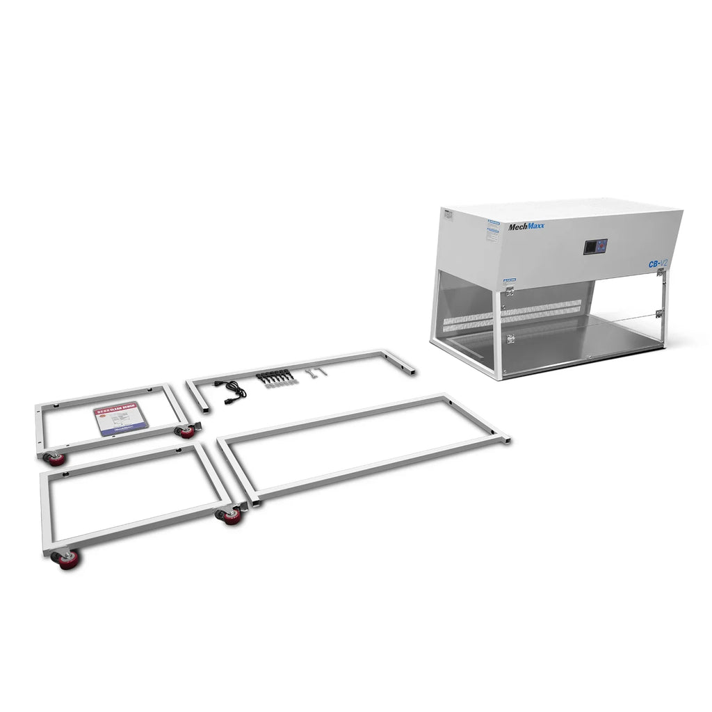 53.5″ Wide CB-V2 Vertical Laminar Flow Clean Bench with HEPA Filtration & UV Sterilization | ISO Class 5