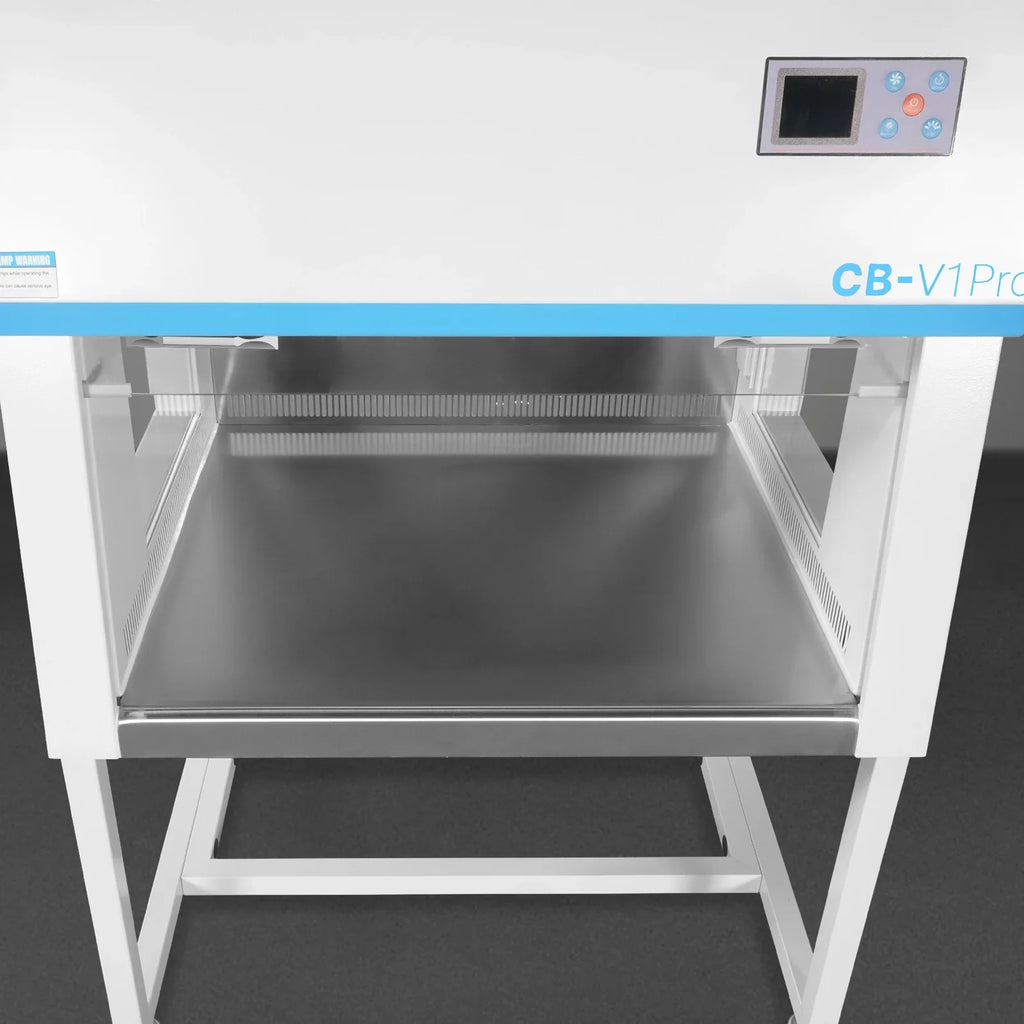 39″ Wide CB-V1Pro Vertical Laminar Flow Clean Bench with HEPA Filtration & UV Sterilization | ISO Class 5