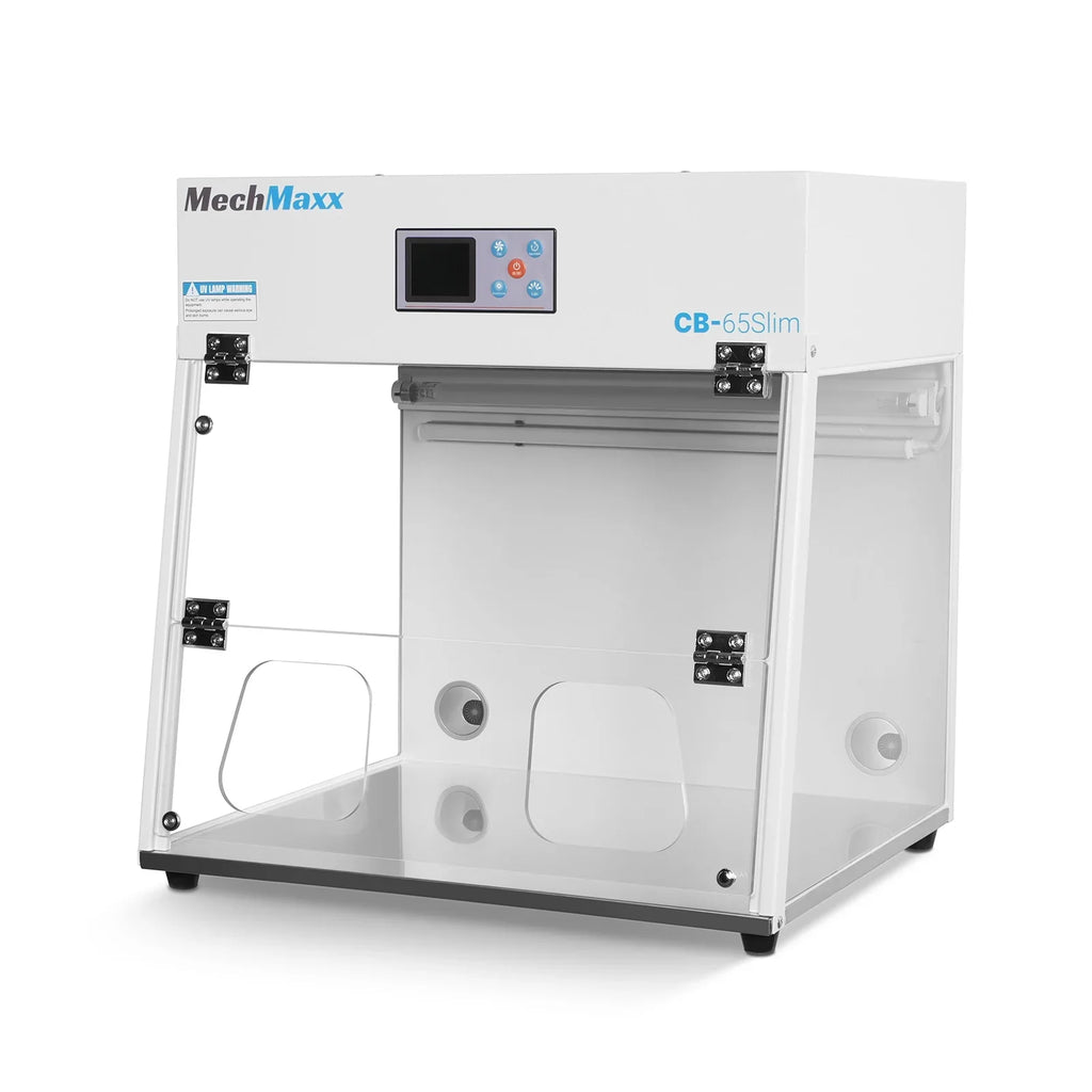 26" Wide CB-65Slim Desktop Vertical Laminar Flow Clean Bench with HEPA Filtration & UV Sterilization | ISO Class 5