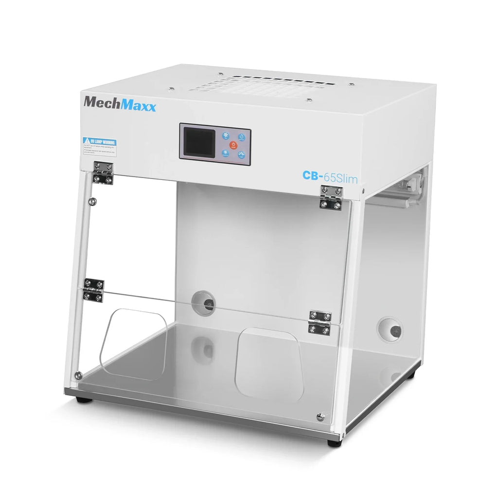 26" Wide CB-65Slim Desktop Vertical Laminar Flow Clean Bench with HEPA Filtration & UV Sterilization | ISO Class 5