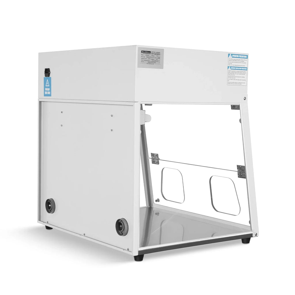 26" Wide CB-65Slim Desktop Vertical Laminar Flow Clean Bench with HEPA Filtration & UV Sterilization | ISO Class 5