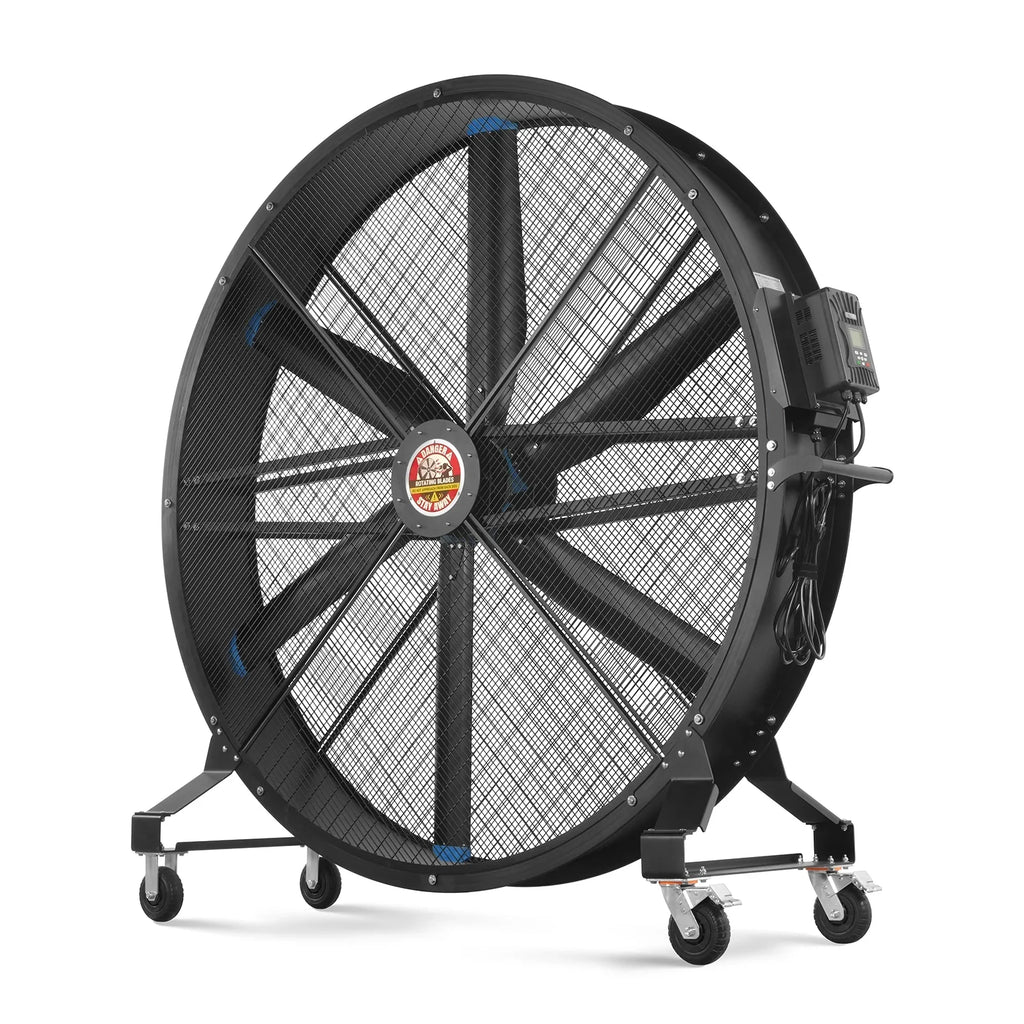 79" Portable Industrial Fan with Variable High-Efficiency PMSM Motor,Mobile High Volume Floor Fan for Warehouse,Workshop & Gym