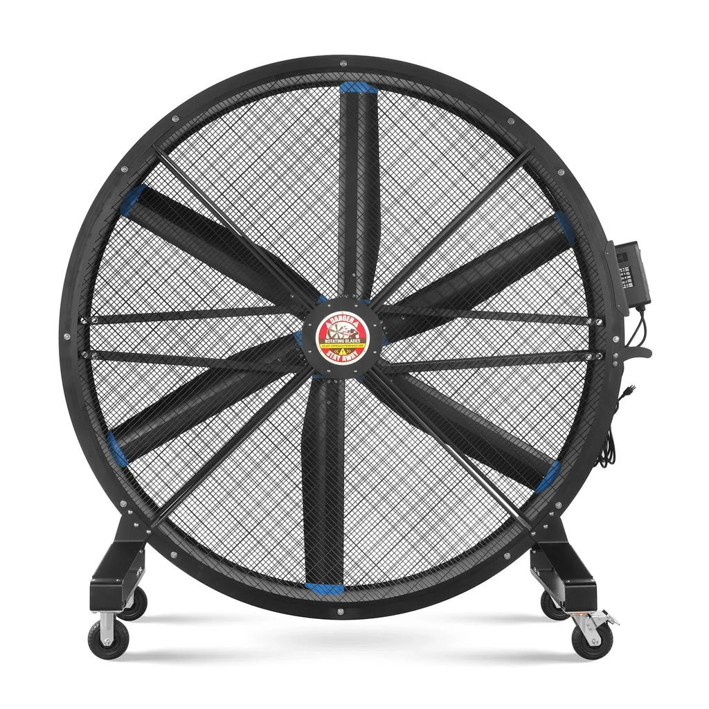 79" Portable Industrial Fan with Variable High-Efficiency PMSM Motor,Mobile High Volume Floor Fan for Warehouse,Workshop & Gym