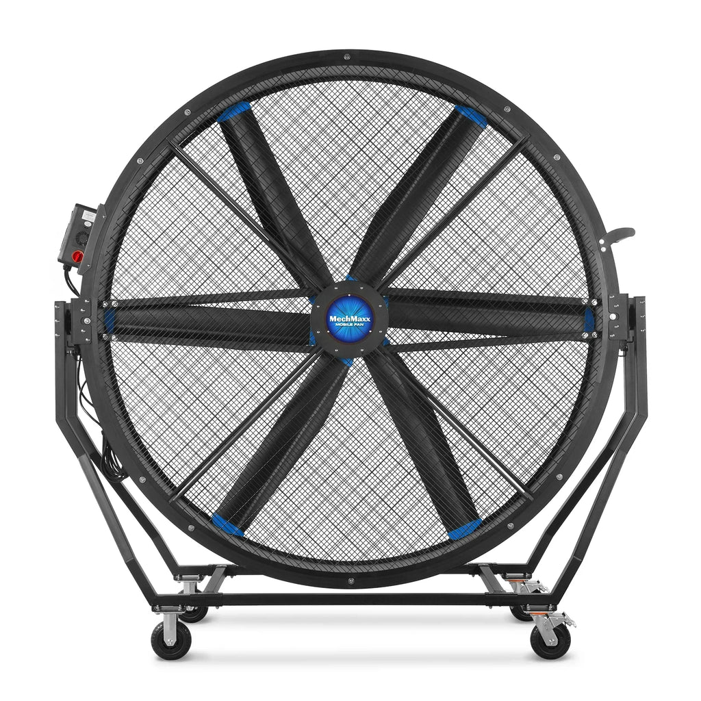 79" Portable Industrial Fan with Variable High-Efficiency PMSM Motor,Tiltable Mobile High Volume Floor Fan for Warehouse,Workshop & Gym