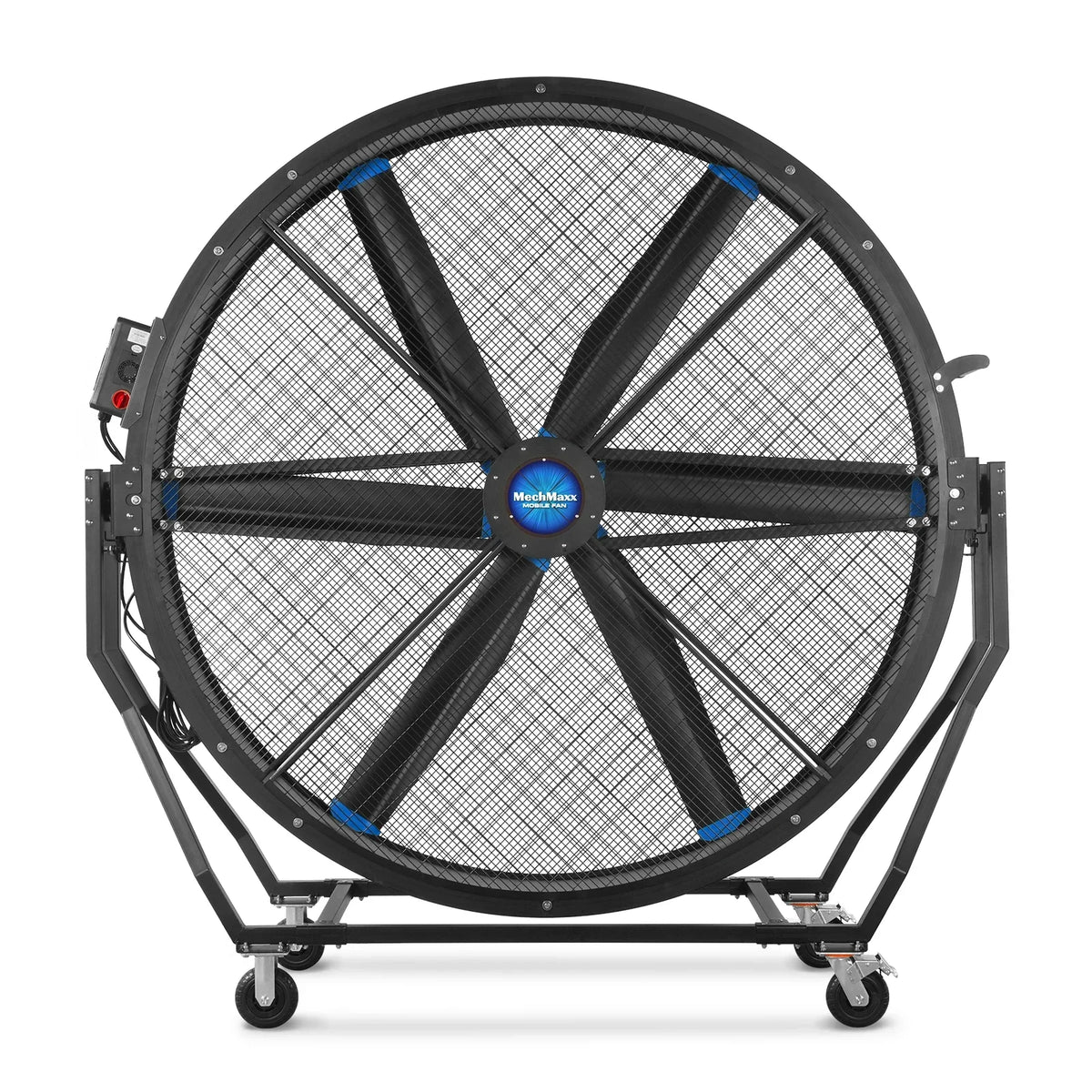79" Portable Industrial Fan with Variable High-Efficiency PMSM Motor,Tiltable Mobile High Volume Floor Fan for Warehouse,Workshop & Gym