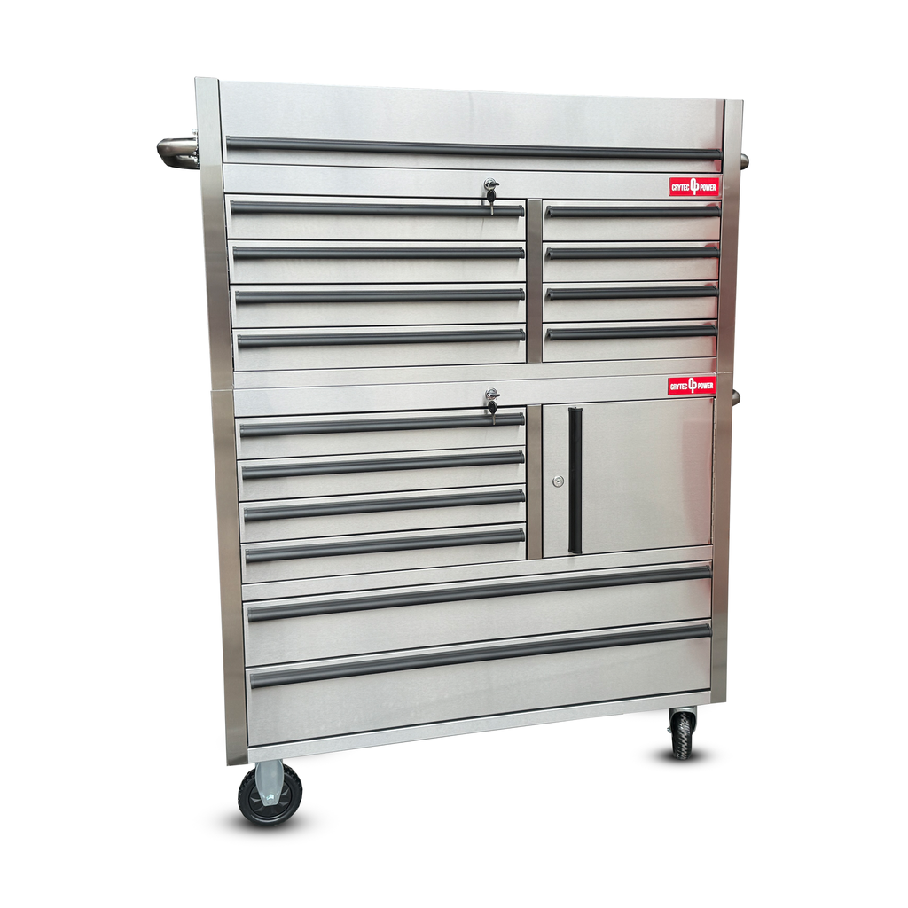*COLLECTION ONLY* 41" Stainless Steel | 14 Drawer | Tool Cabinet