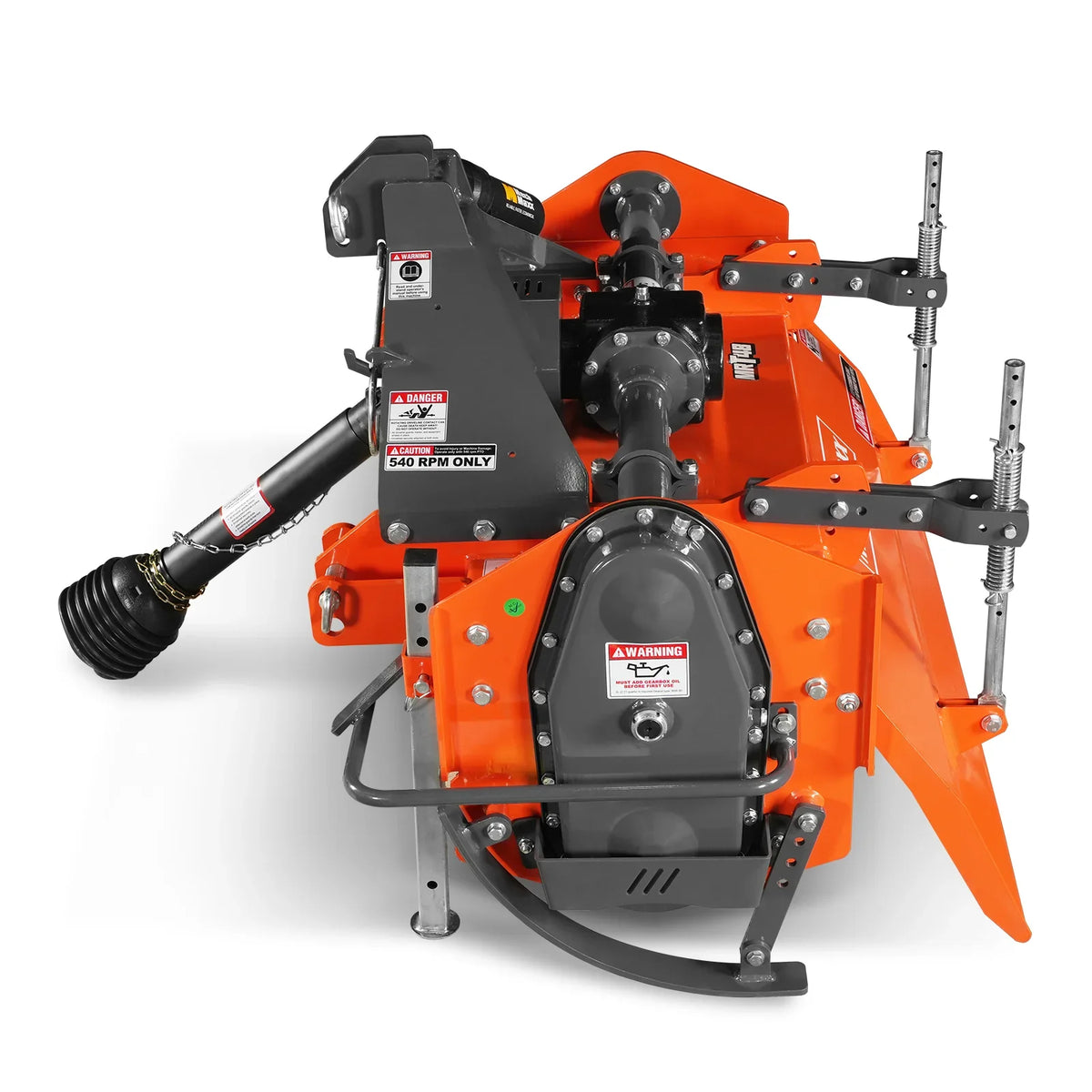 48 in Rotary Tiller,  3 Point Hitch Cat.1 & 2,  Gear Drive,  PTO Shaft Included with Slip Clutch,  25-50 HP,  MRT48