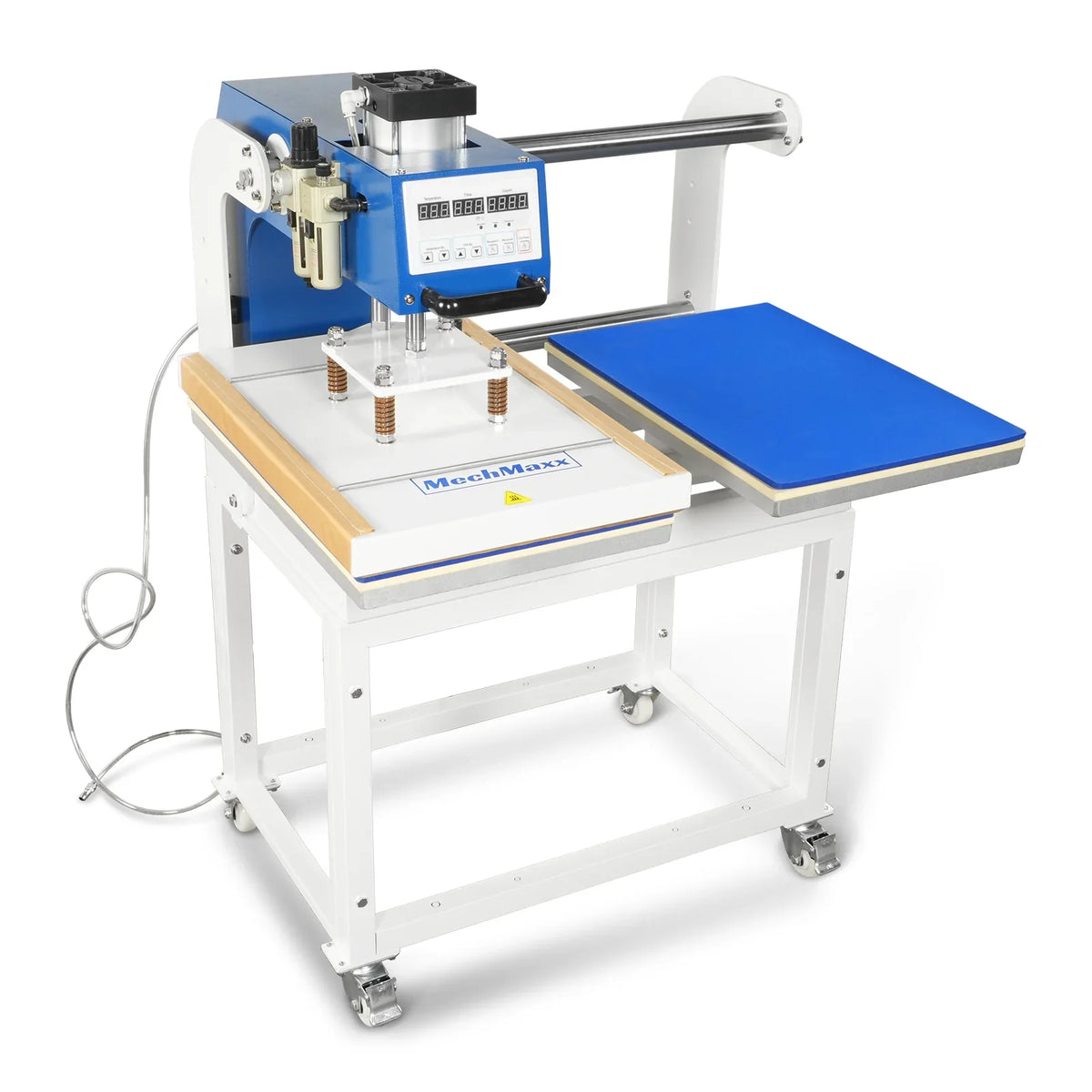 16x24 Inch Commercial Pneumatic Dual Platen Heat Press - Auto Lift Digital Sublimation Transfer Machine with AIRTAC Pneumatic Parts & Adjustable Pressure (110V 2.2HP)
