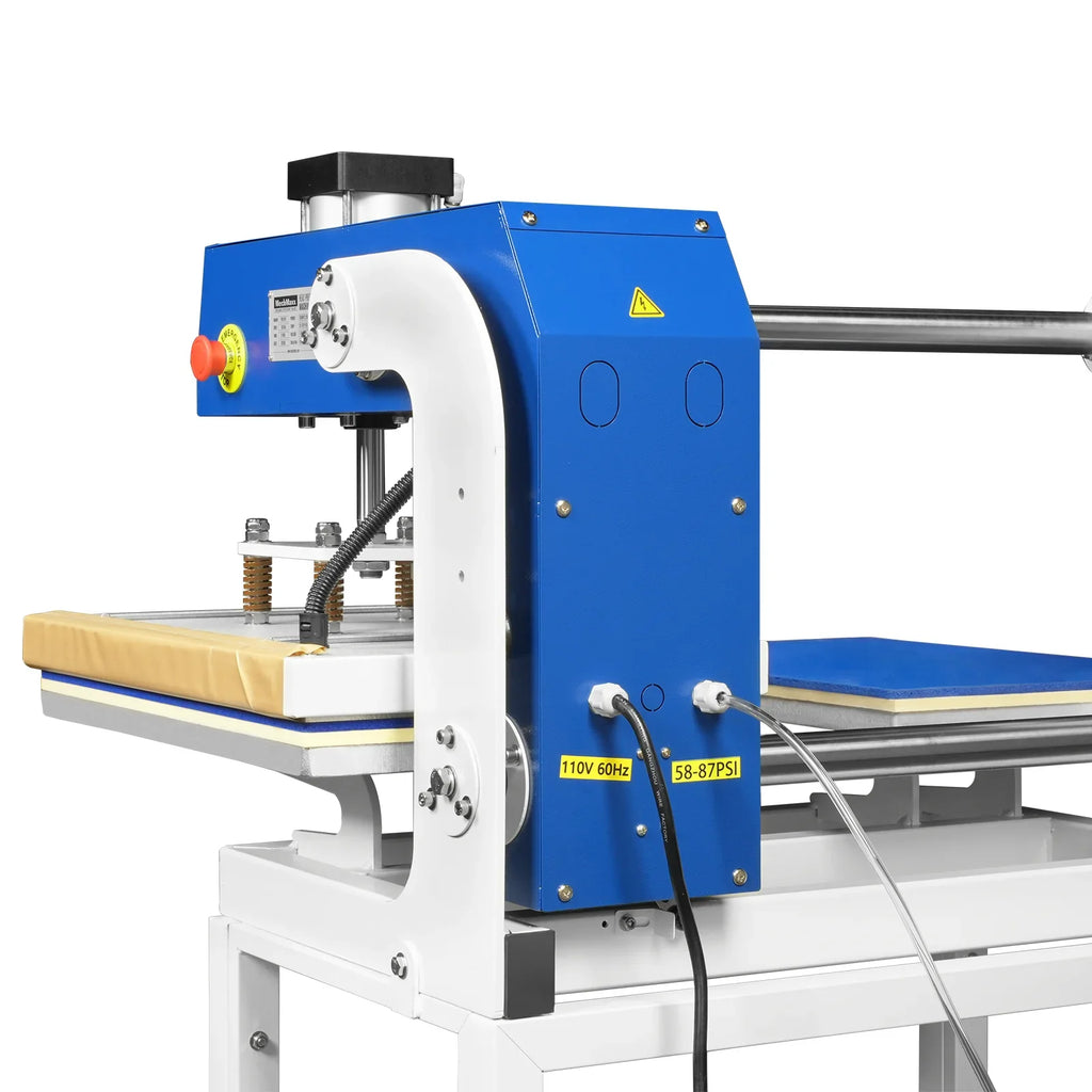 16x24 Inch Commercial Pneumatic Dual Platen Heat Press - Auto Lift Digital Sublimation Transfer Machine with AIRTAC Pneumatic Parts & Adjustable Pressure (110V 2.2HP)
