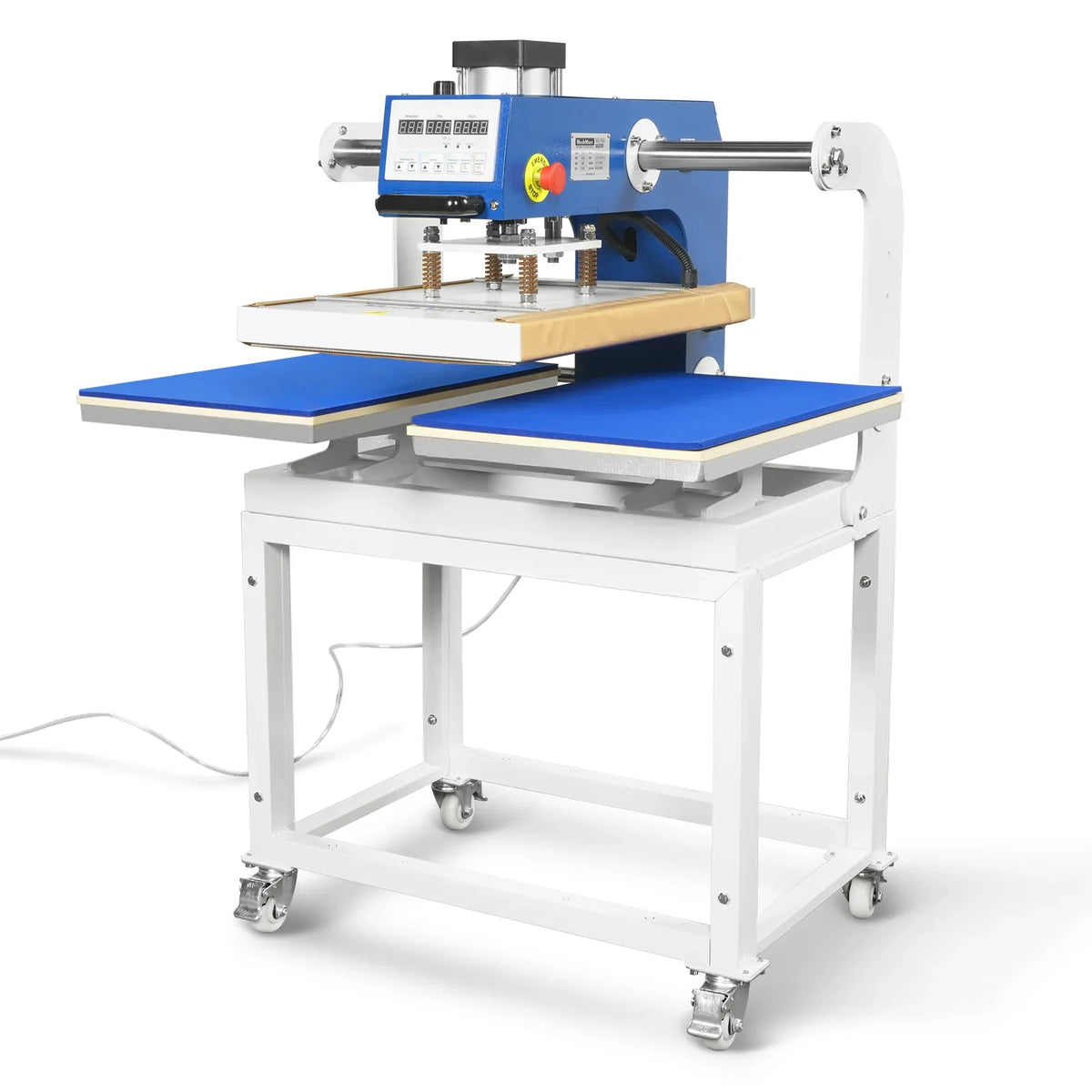 16x24 Inch Commercial Pneumatic Dual Platen Heat Press - Auto Lift Digital Sublimation Transfer Machine with AIRTAC Pneumatic Parts & Adjustable Pressure (110V 2.2HP)