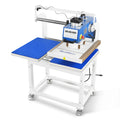 16x24 Inch Commercial Pneumatic Dual Platen Heat Press - Infrared Positioning Auto Lift Sublimation Transfer Machine Digital LCD Control (110V 2.2HP)