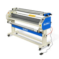 65" Wide Format Full-Auto Cold & Heat Assisted Pneumatic Laminator Machine with 4 Trimmers, Max Speed 40ft/min, 63" Max Width, 1.1" Max Thickness, Infrared Heating, Digital Control Pneumatic Roller Lifting (Requires Air Compressor, Not Included) 1700-B2