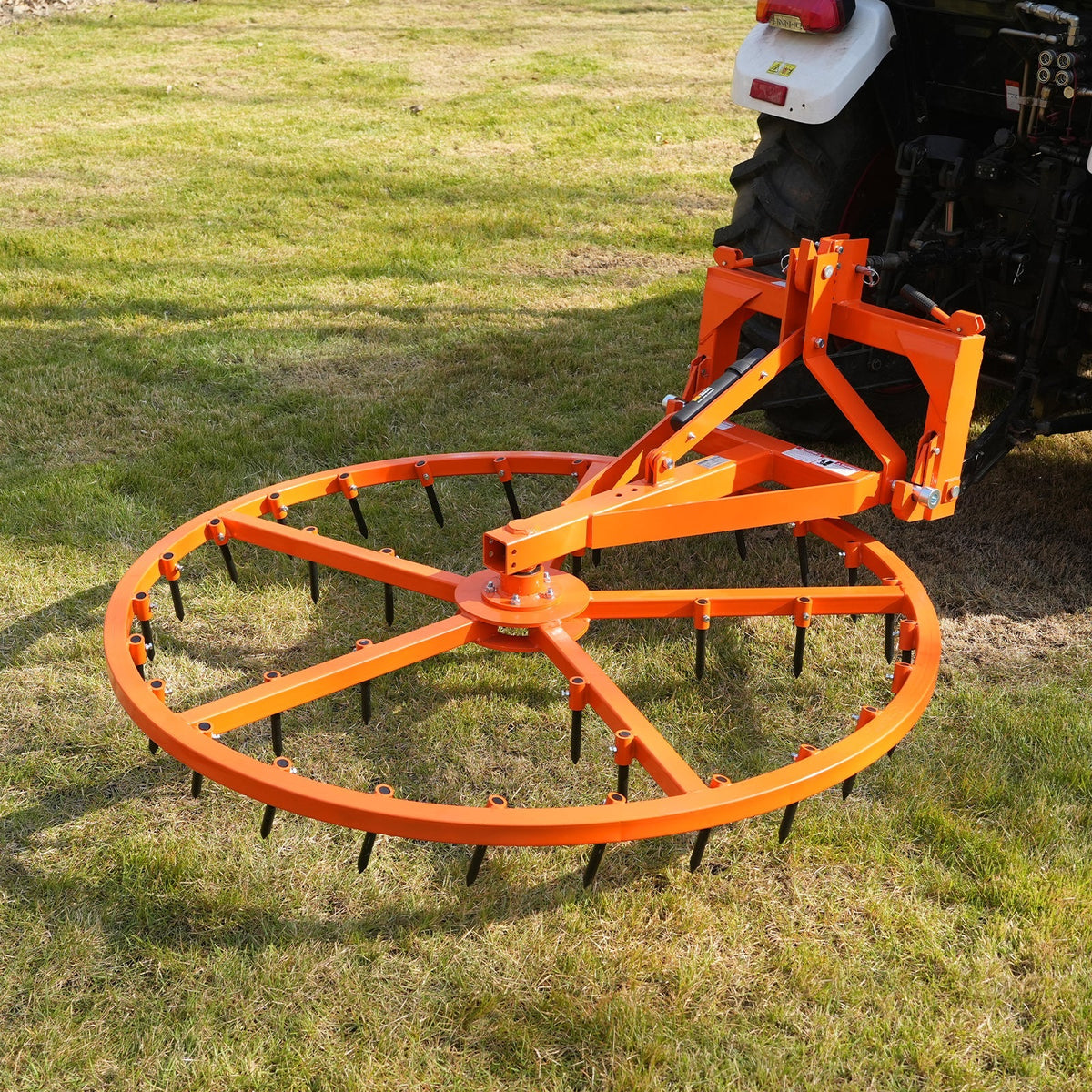 72" Arena Spin Harrow Groomer with 35 Tines Cat.1 3 Point Hitch Grooming Attachment,  AHG72