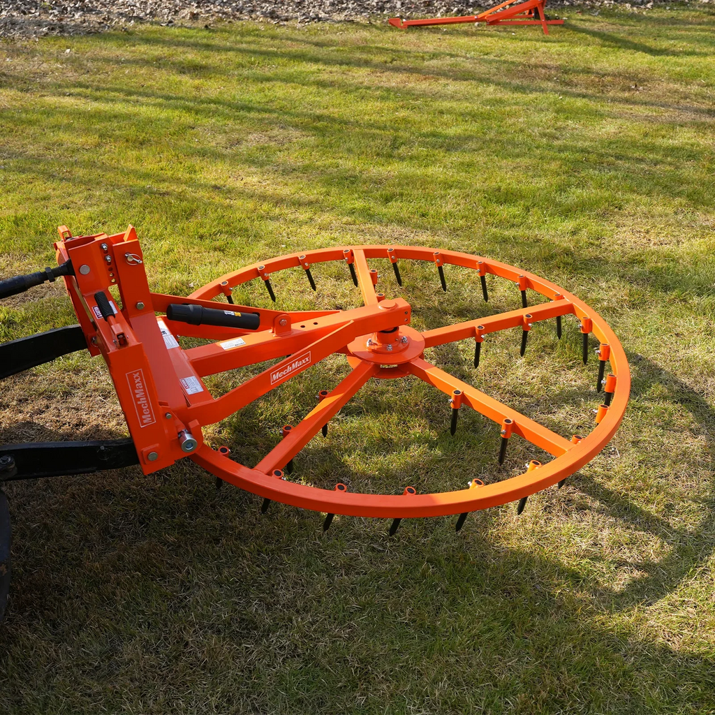 72" Arena Spin Harrow Groomer with 35 Tines Cat.1 3 Point Hitch Grooming Attachment,  AHG72