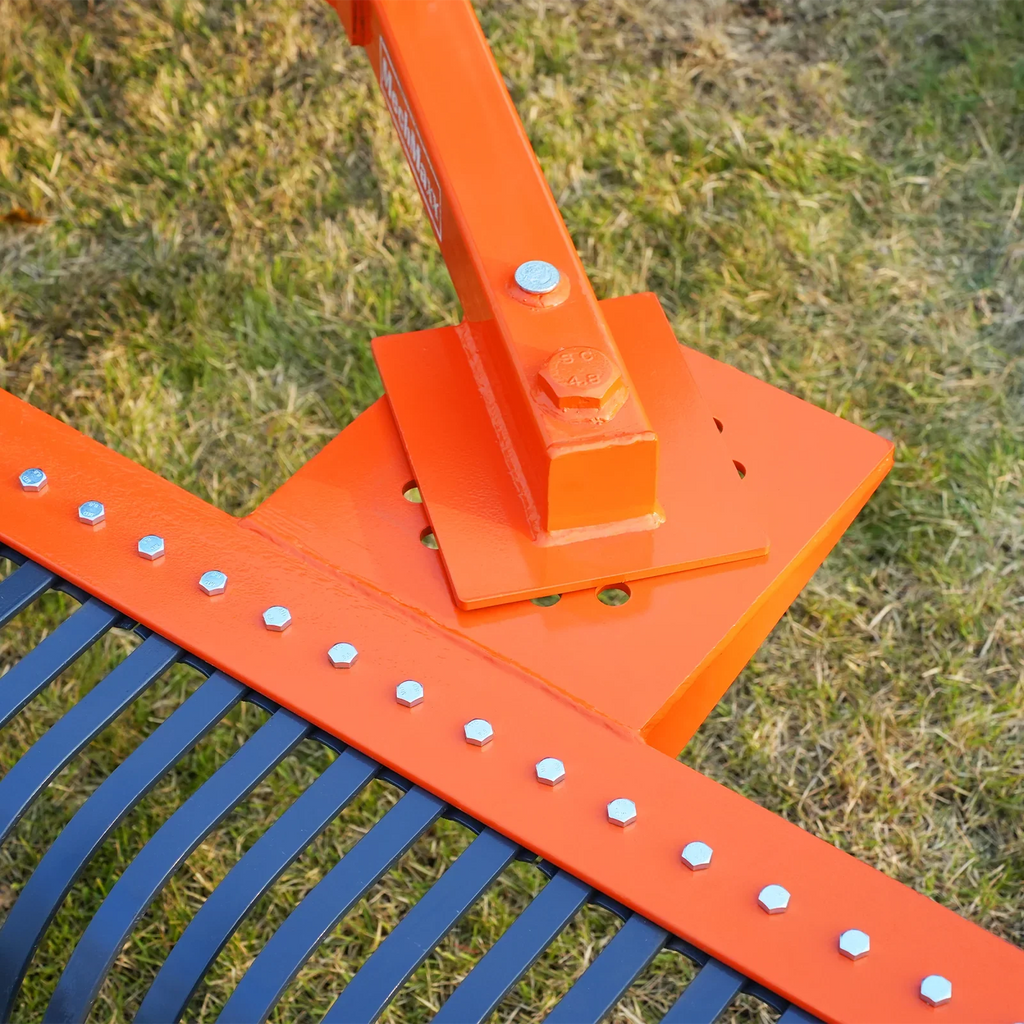 84" Landscape Rake with 42 Tines 3 Point Hitch Tractor Attachment,  LR84