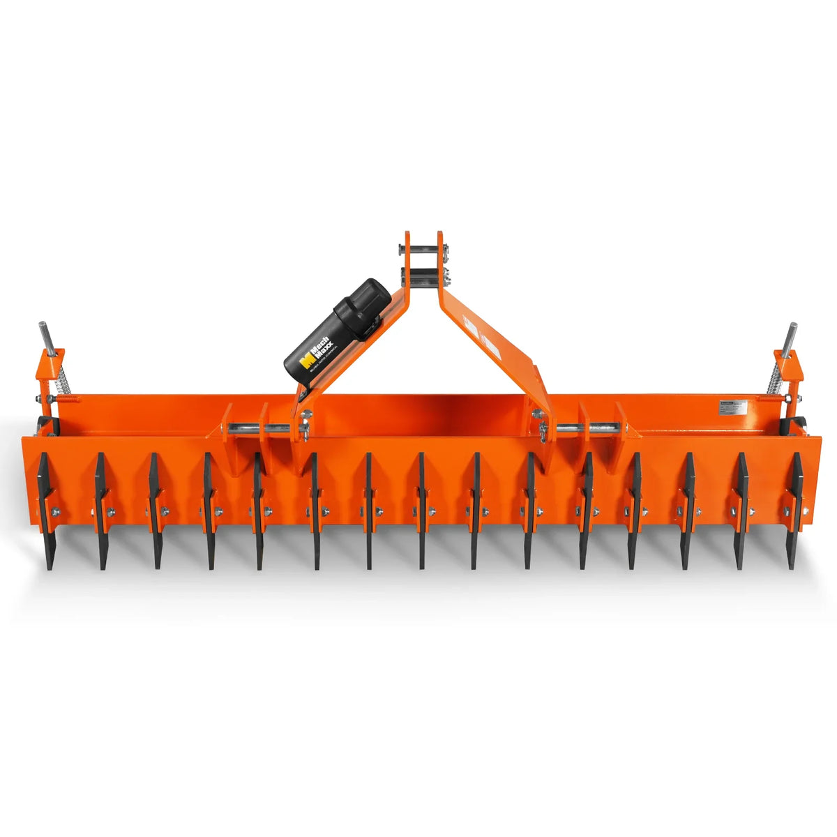 84" Heavy Duty Soil Pulverizer,  Single Spiked Roller,  29 Shanks,  Category 1 and 2,  3 Point Hitch Tractor Attachment,  TSP84