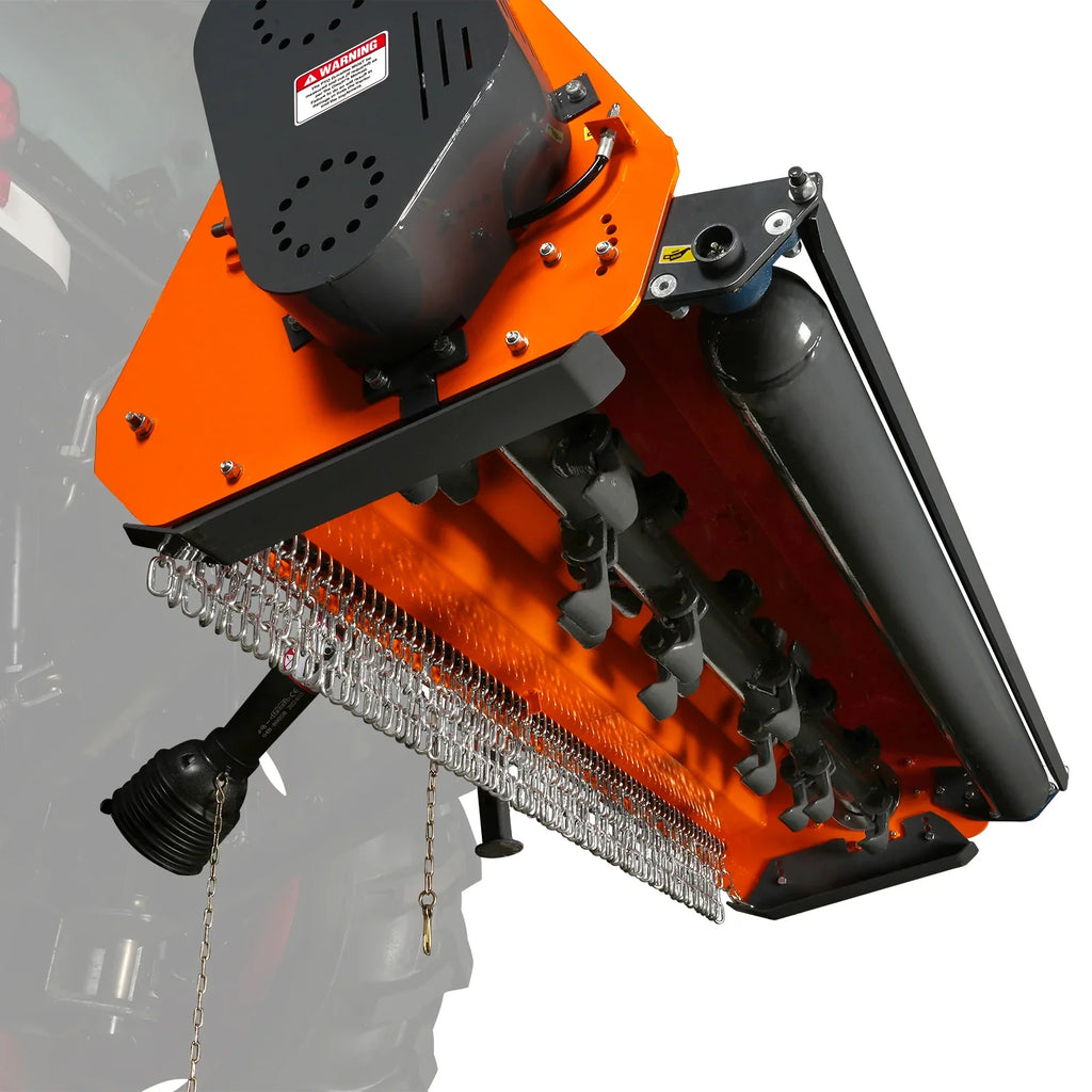 3-Point PTO Stump Grinder & 60'' PTO Flail Mower Bundle, SG24&EFS60