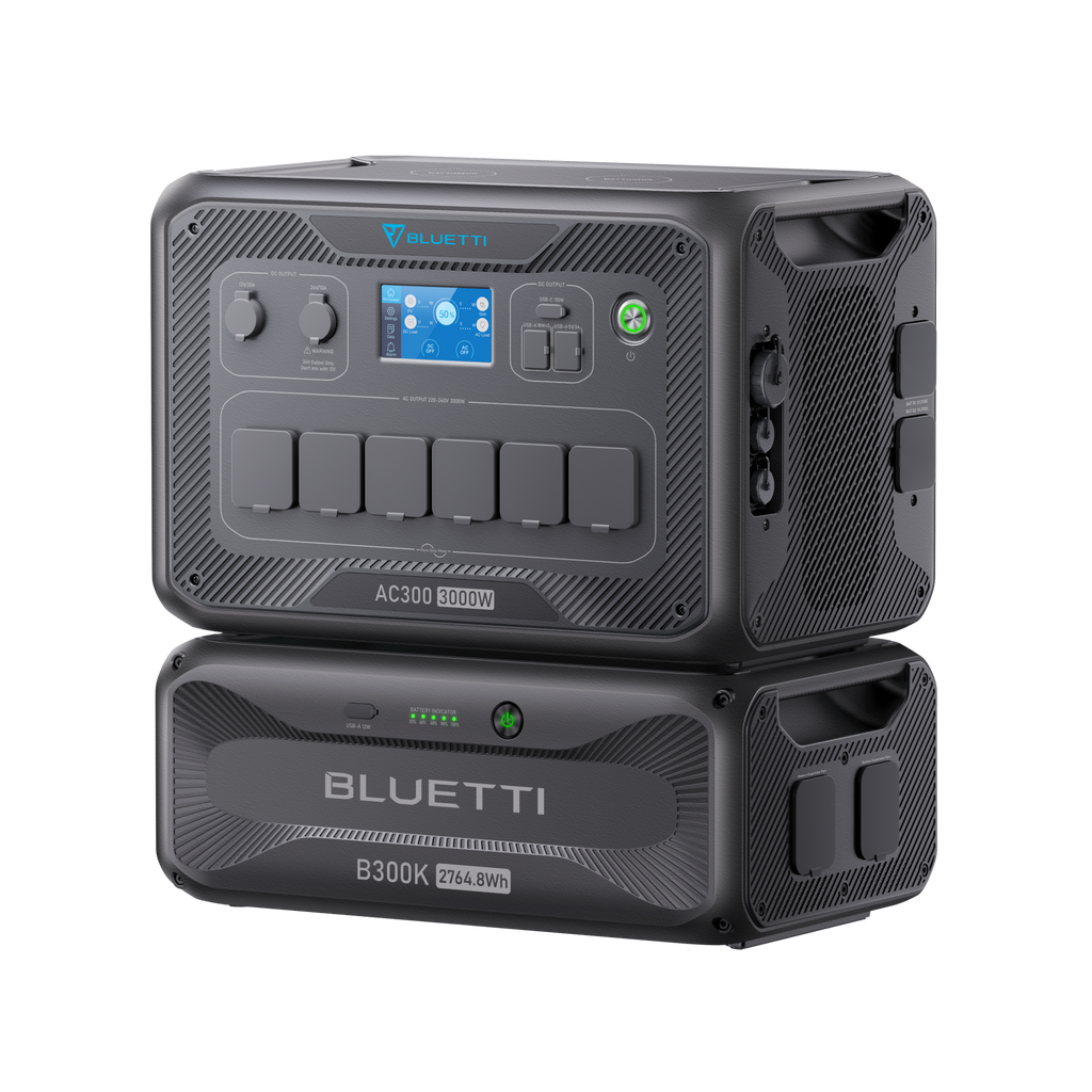 BLUETTI AC300 + B300K Home Battery Backup | 3,000W 2,764.8Wh