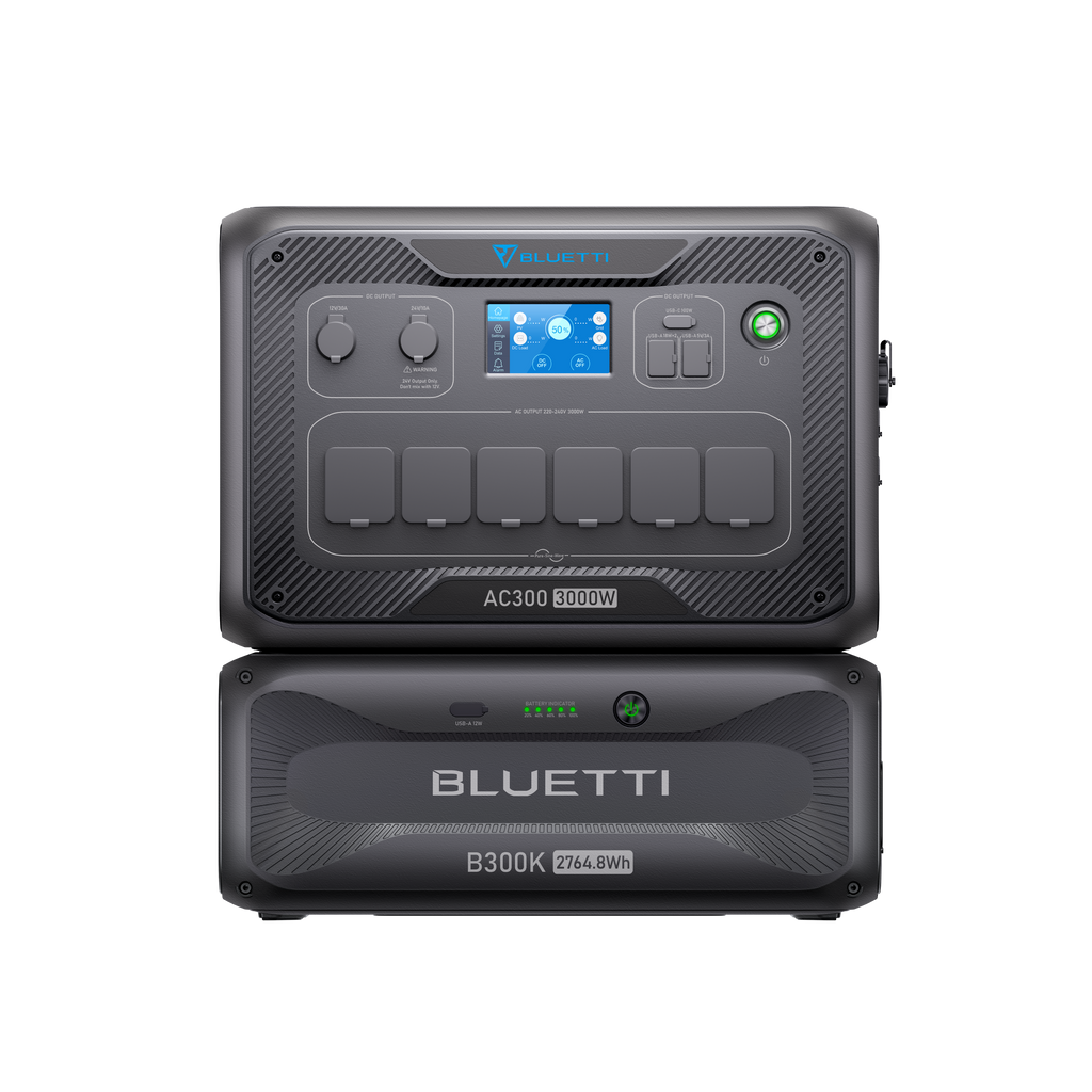BLUETTI AC300 + B300K Home Battery Backup | 3,000W 2,764.8Wh