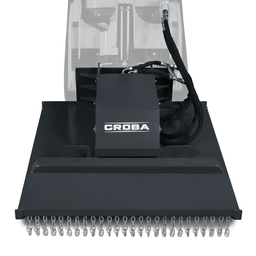 42'' Mini Skid Steer Brush Cutter, Hydraulic Motor