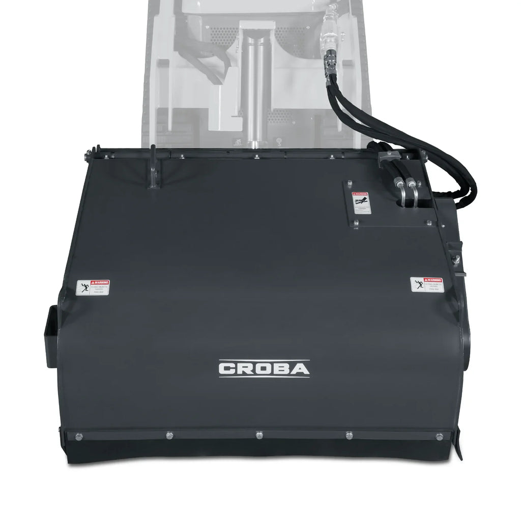 40'' Working Width Mini Skid Steer Box Broom Sweeper