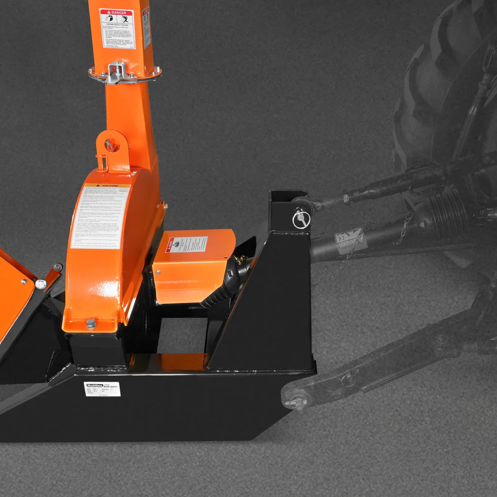 3-Point PTO Stump Grinder & Wood Chipper Bundle; SG24PRO; BX42S; Orange