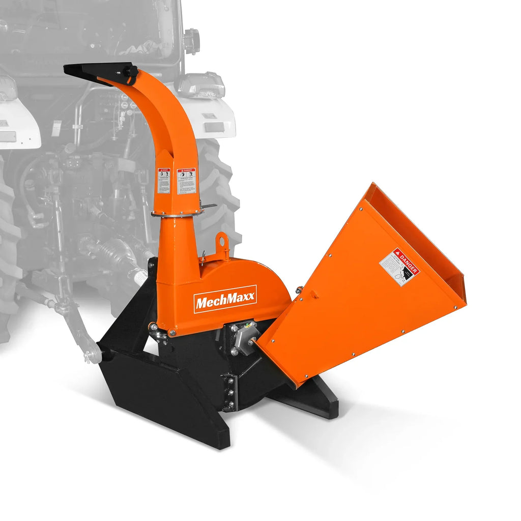 3-Point PTO Stump Grinder & Wood Chipper Bundle; SG24PRO; BX42S; Orange