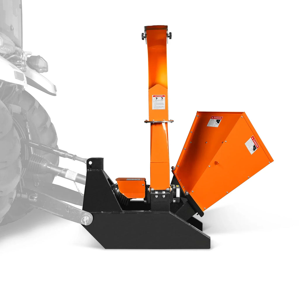 3-Point PTO Stump Grinder & Wood Chipper Bundle; SG24PRO; BX42S; Orange