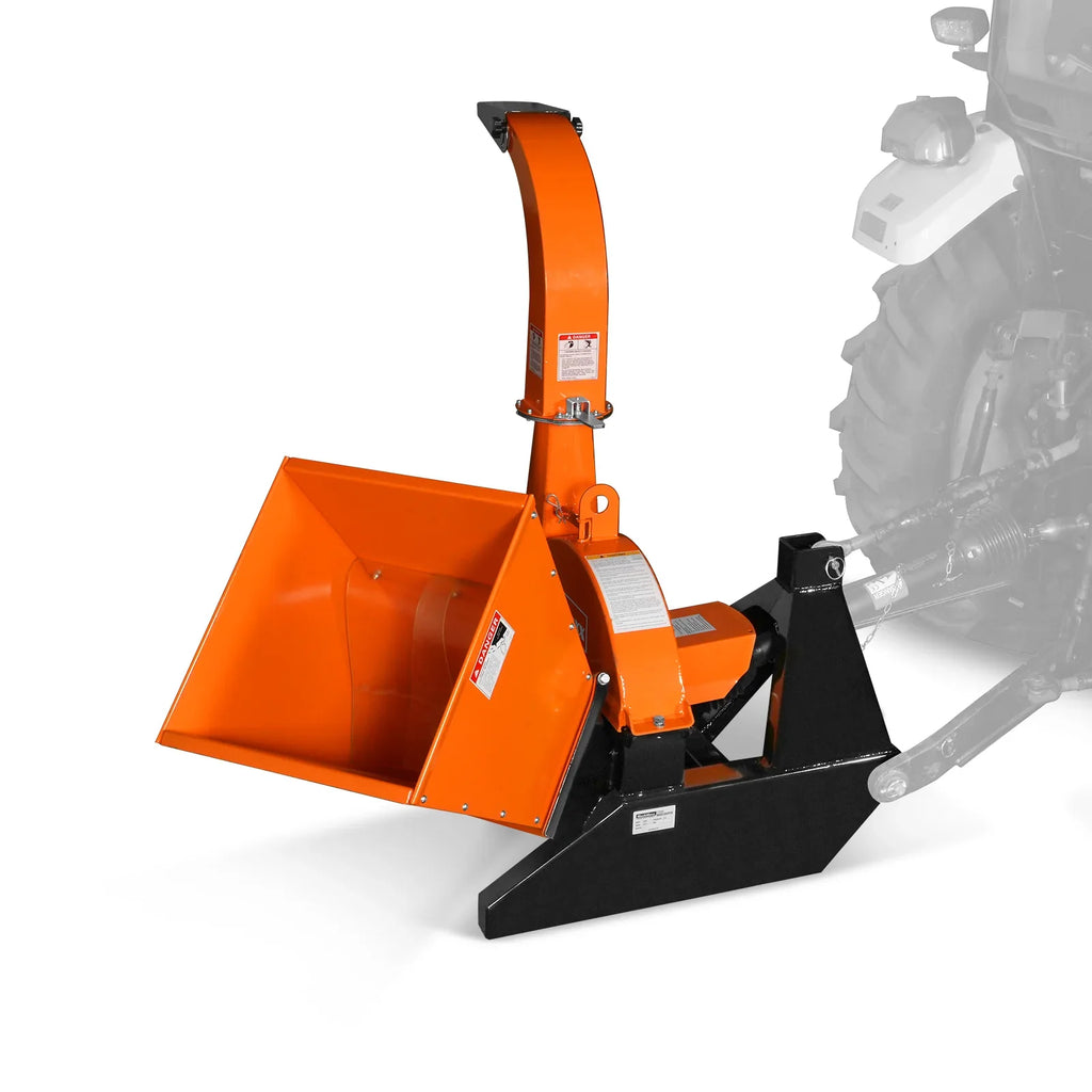 3-Point PTO Stump Grinder & Wood Chipper Bundle; SG24PRO; BX42S; Orange