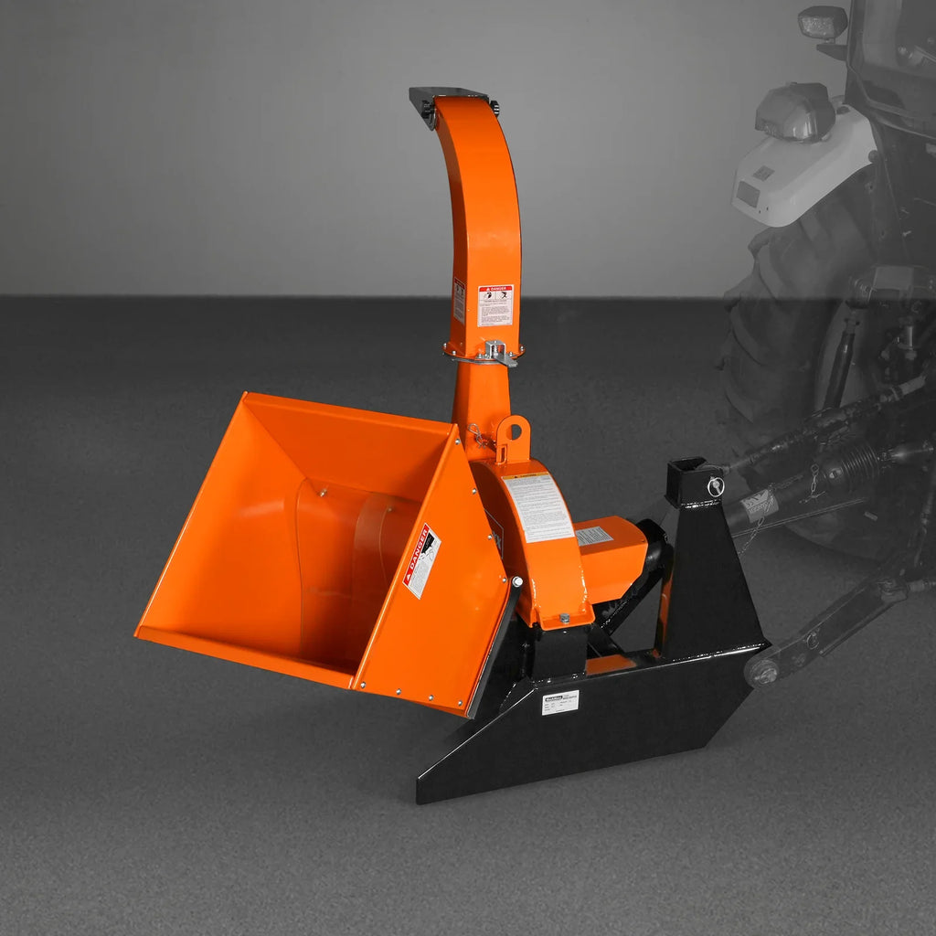 3-Point PTO Stump Grinder & 4" PTO Wood Chipper & Forestry Log Skidding Winch  Bundle, SG24 & BX42S &FW8800