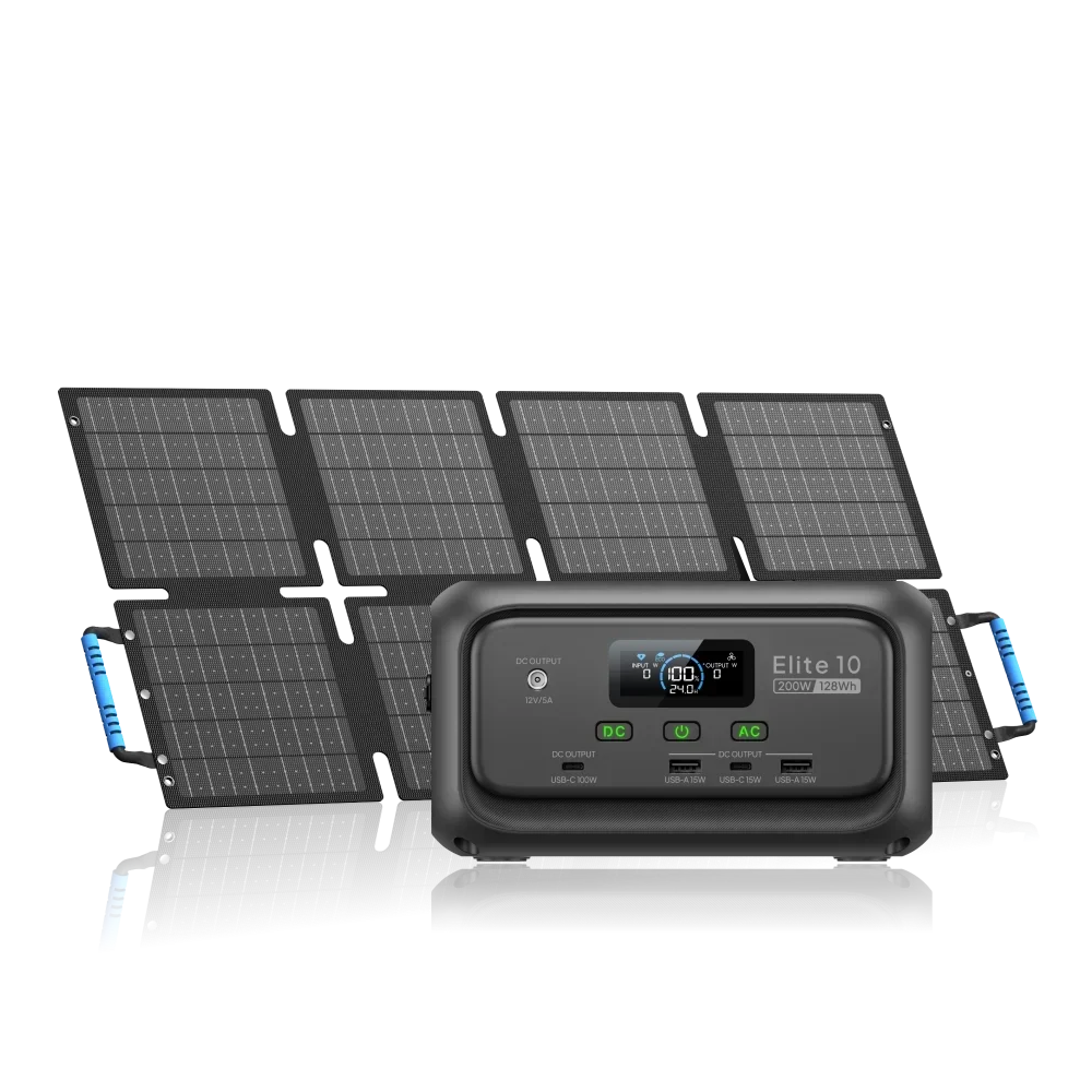Elite 10 + 60W | 128 Wh Capacity | 60 W Solar Panel