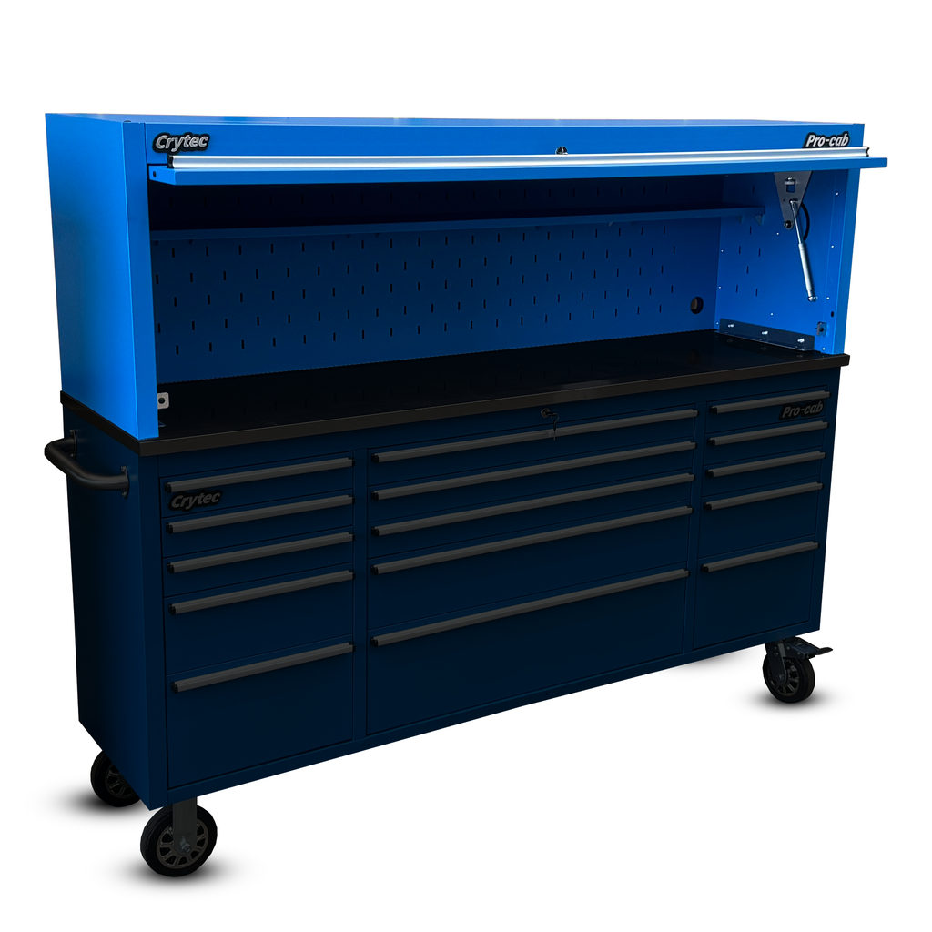 Top Hutch For Blue 72 inch Pro Cab