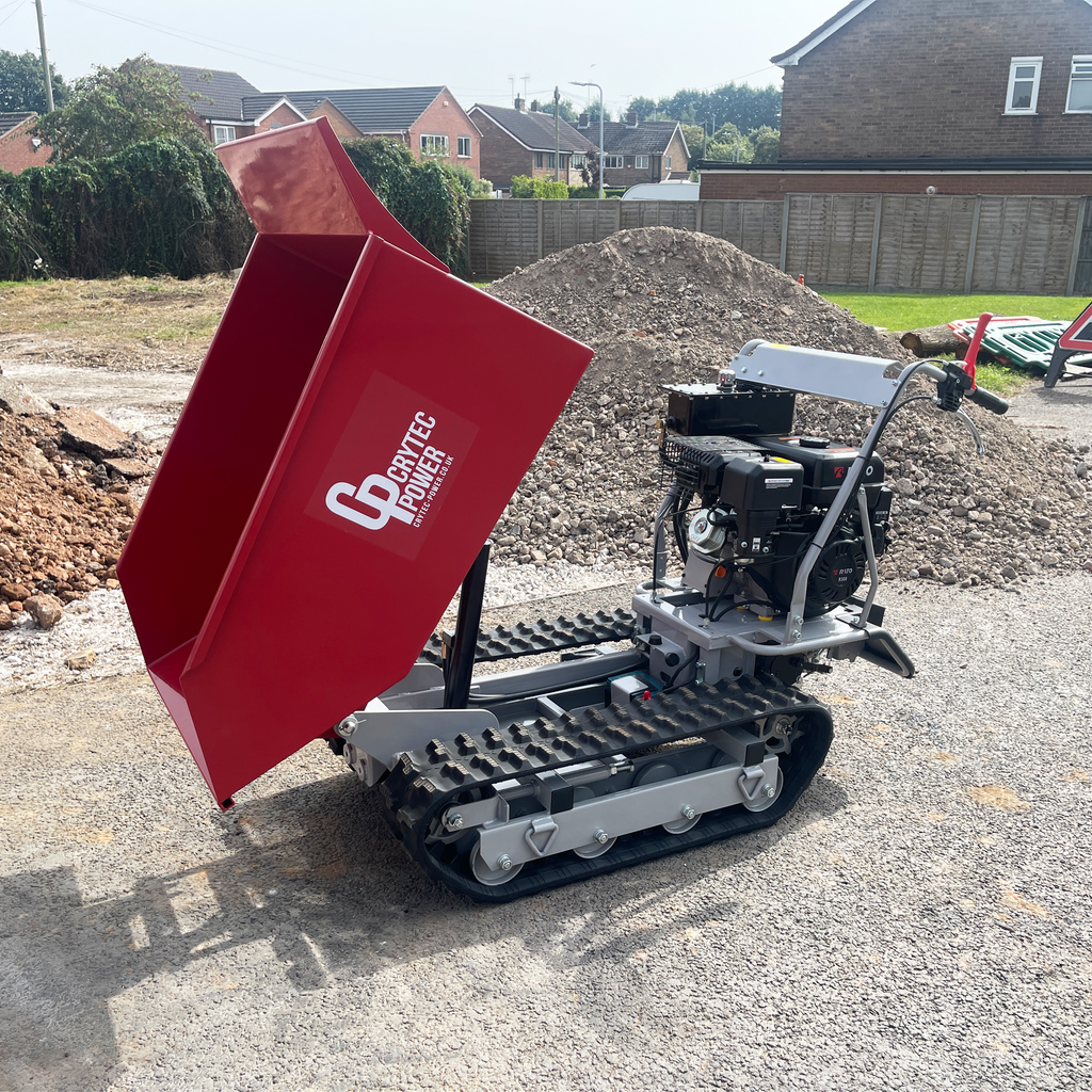 Crytec 500kg | 300cc 12HP | Pro Model | Tracked Mini Dumper | Japanese Gearbox | CRD50H-R