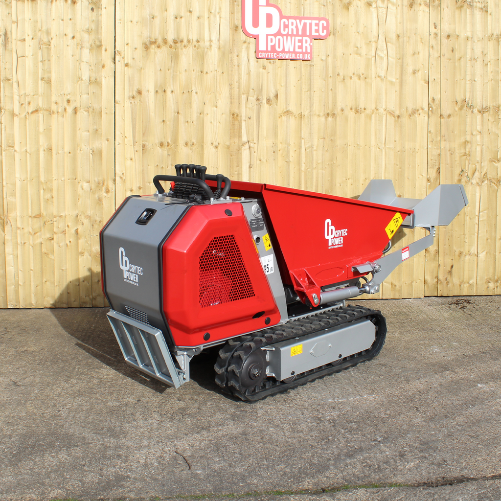 Crytec  | 800KG | High Tip Tracked Dumper | 12hp | Diesel | CRD80H-K
